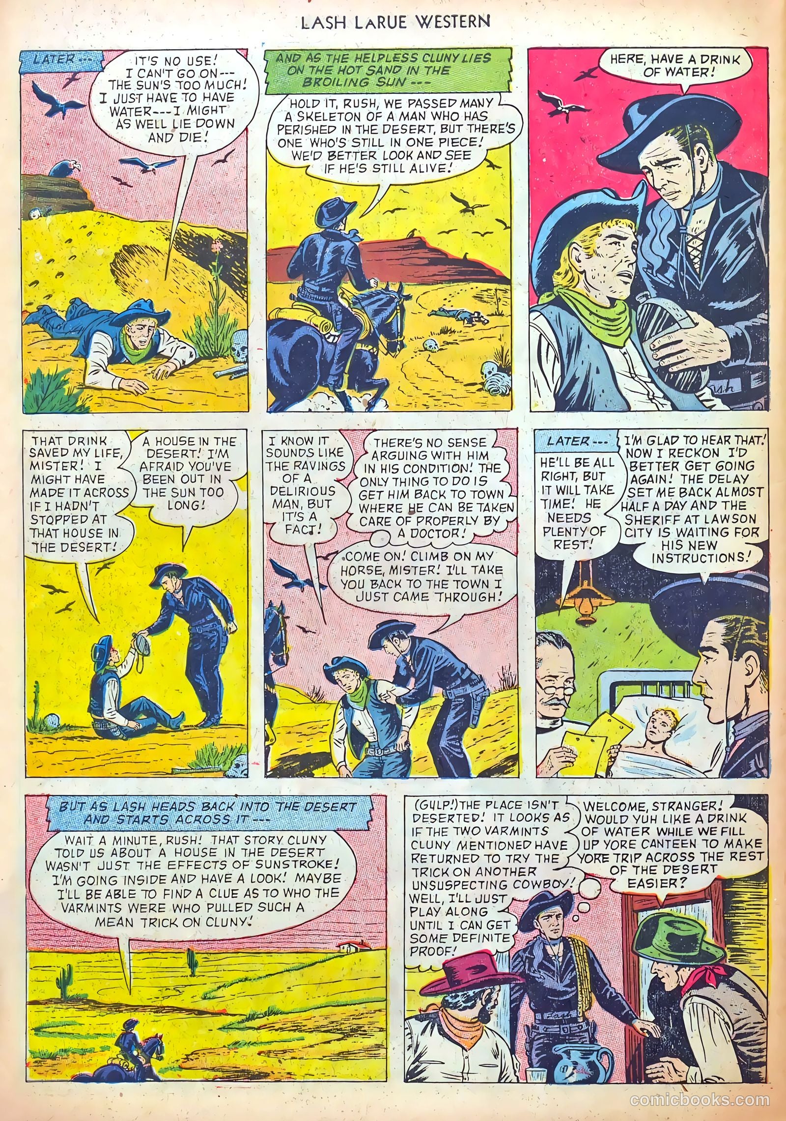 Lash LaRue Western #37 (1953) — page 30 of 36