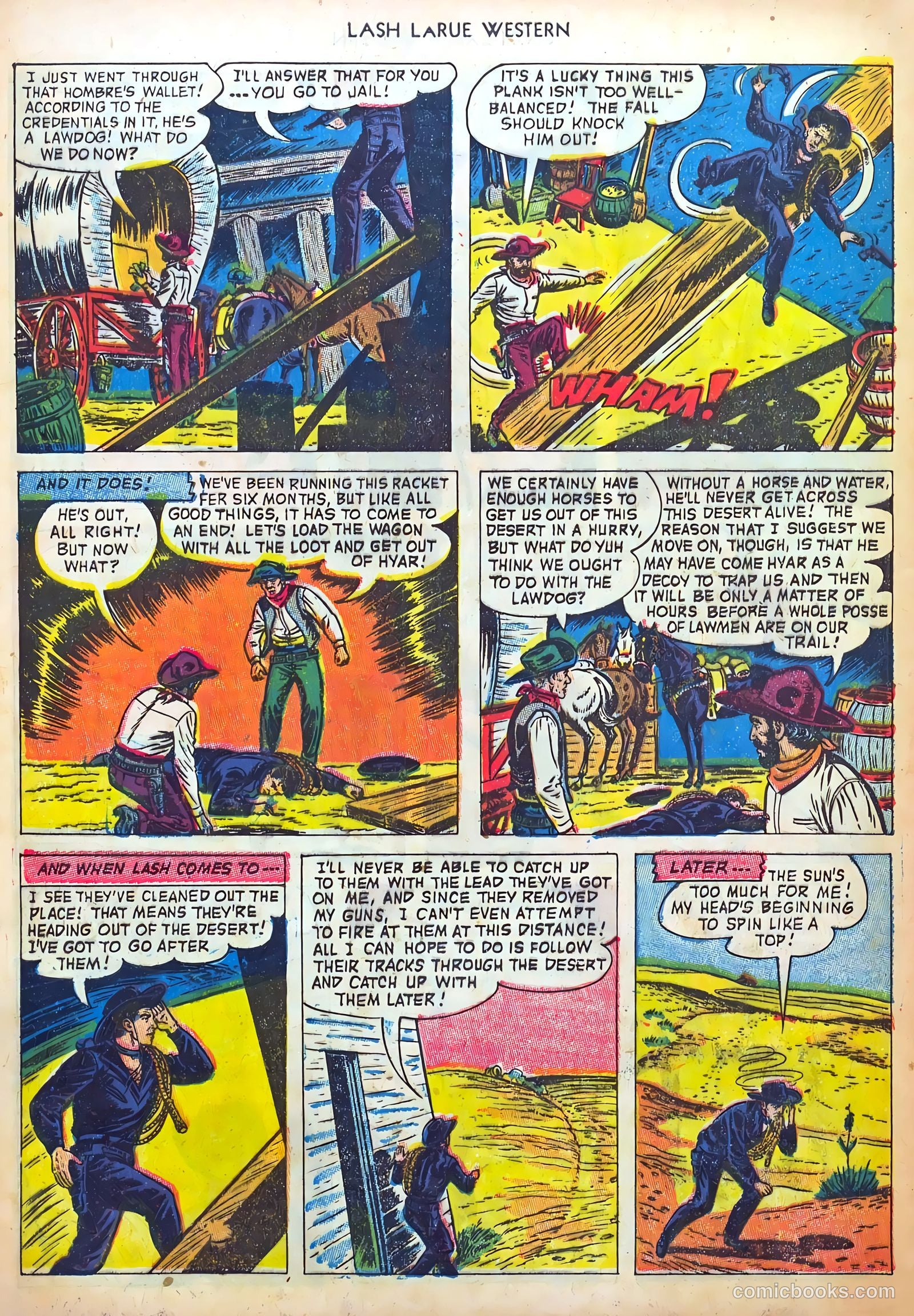 Lash LaRue Western #37 (1953) — page 32 of 36