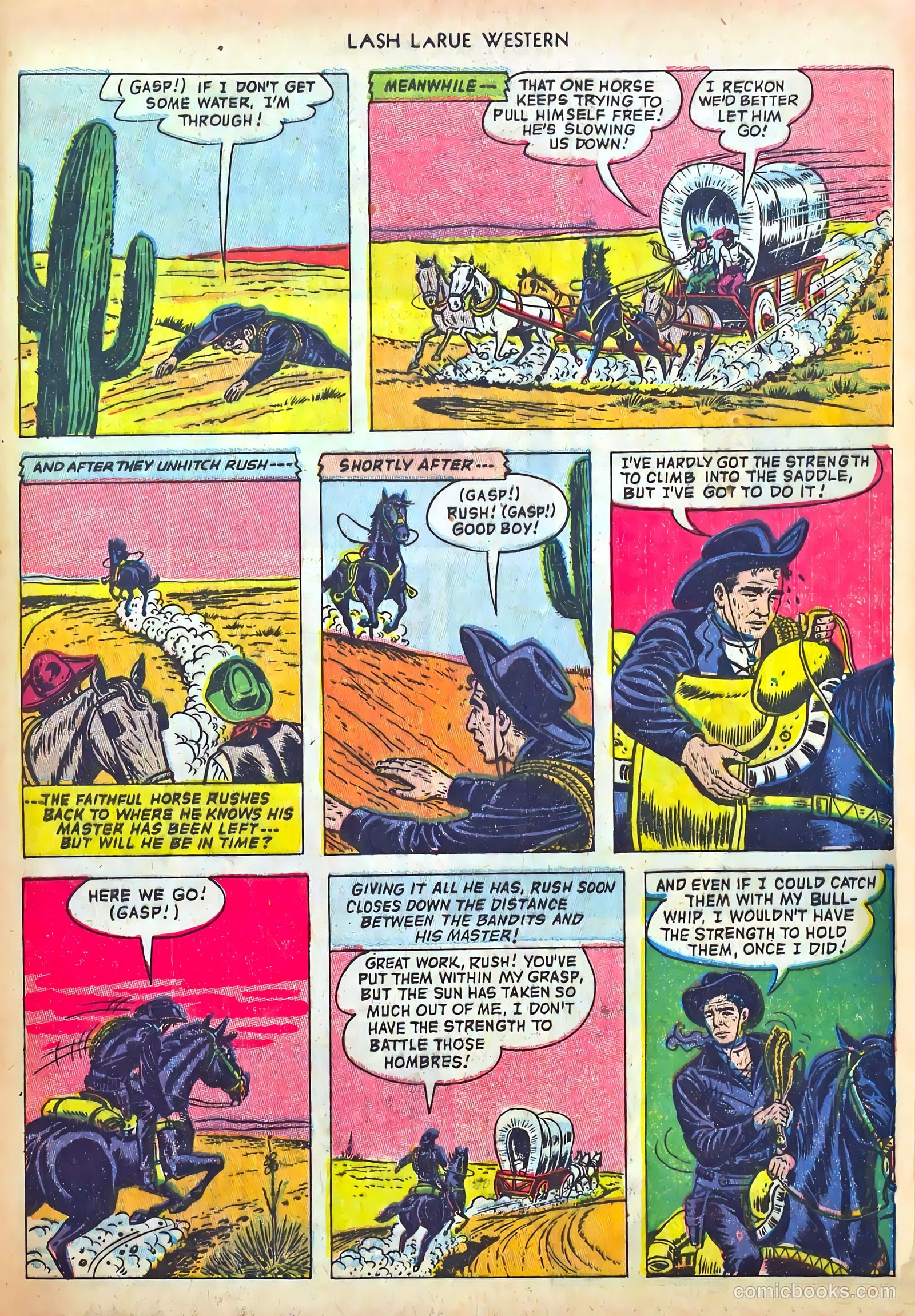 Lash LaRue Western #37 (1953) — page 33 of 36