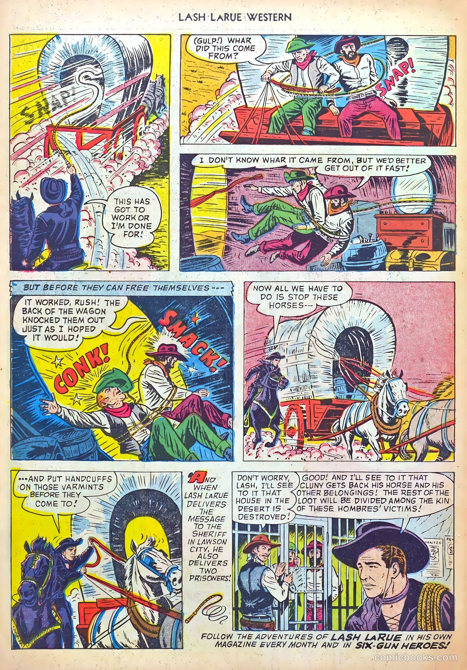 Lash LaRue Western #37 (1953) — page 34 of 36