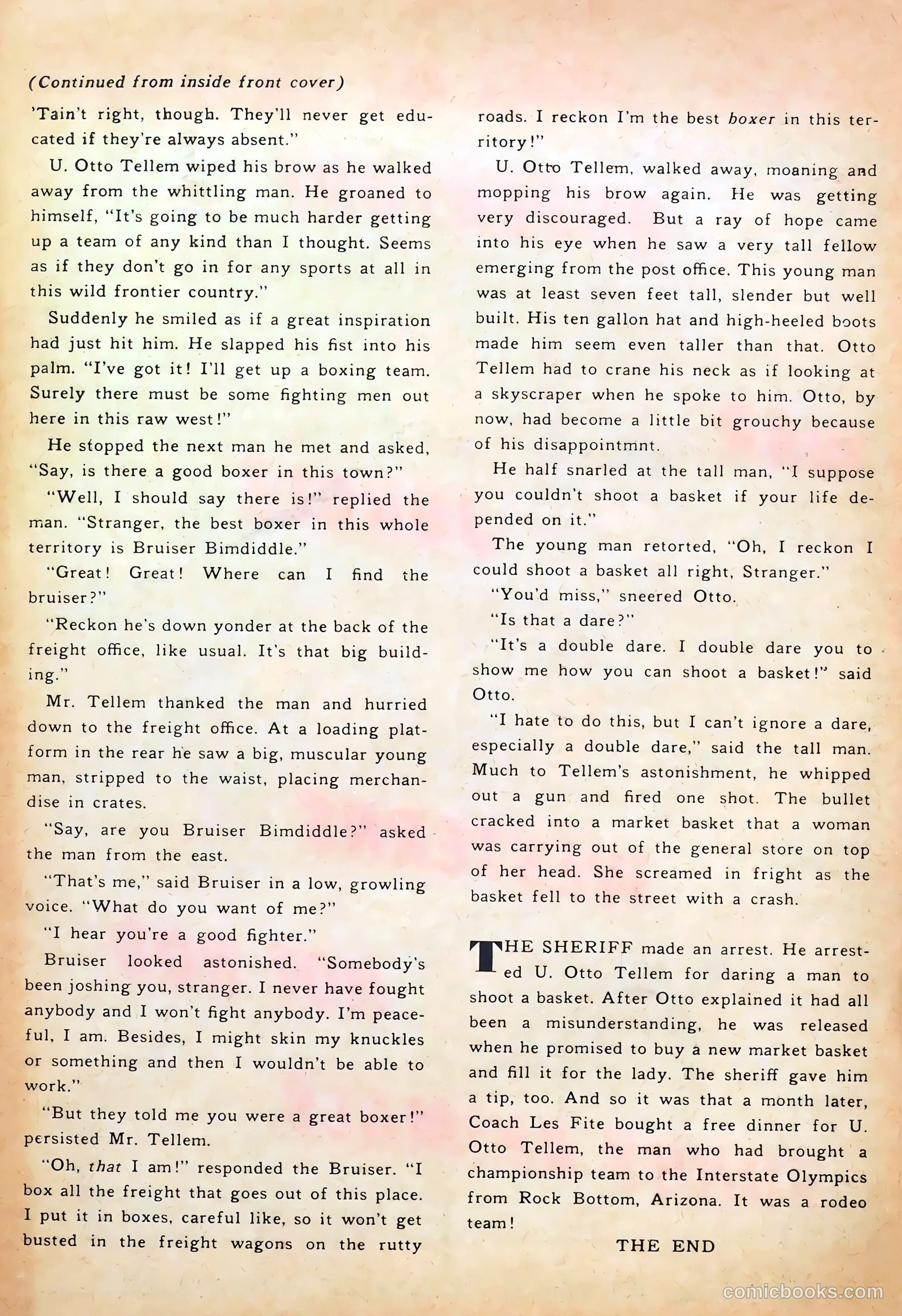 Lash LaRue Western #37 (1953) — page 35 of 36