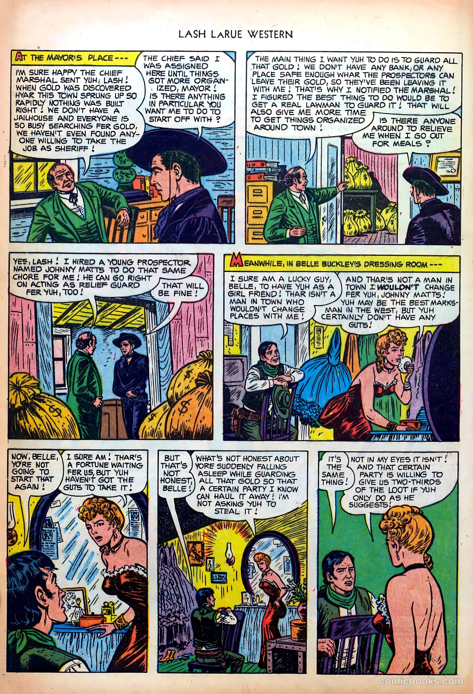 Lash LaRue Western #38 (1953) — page 4 of 36