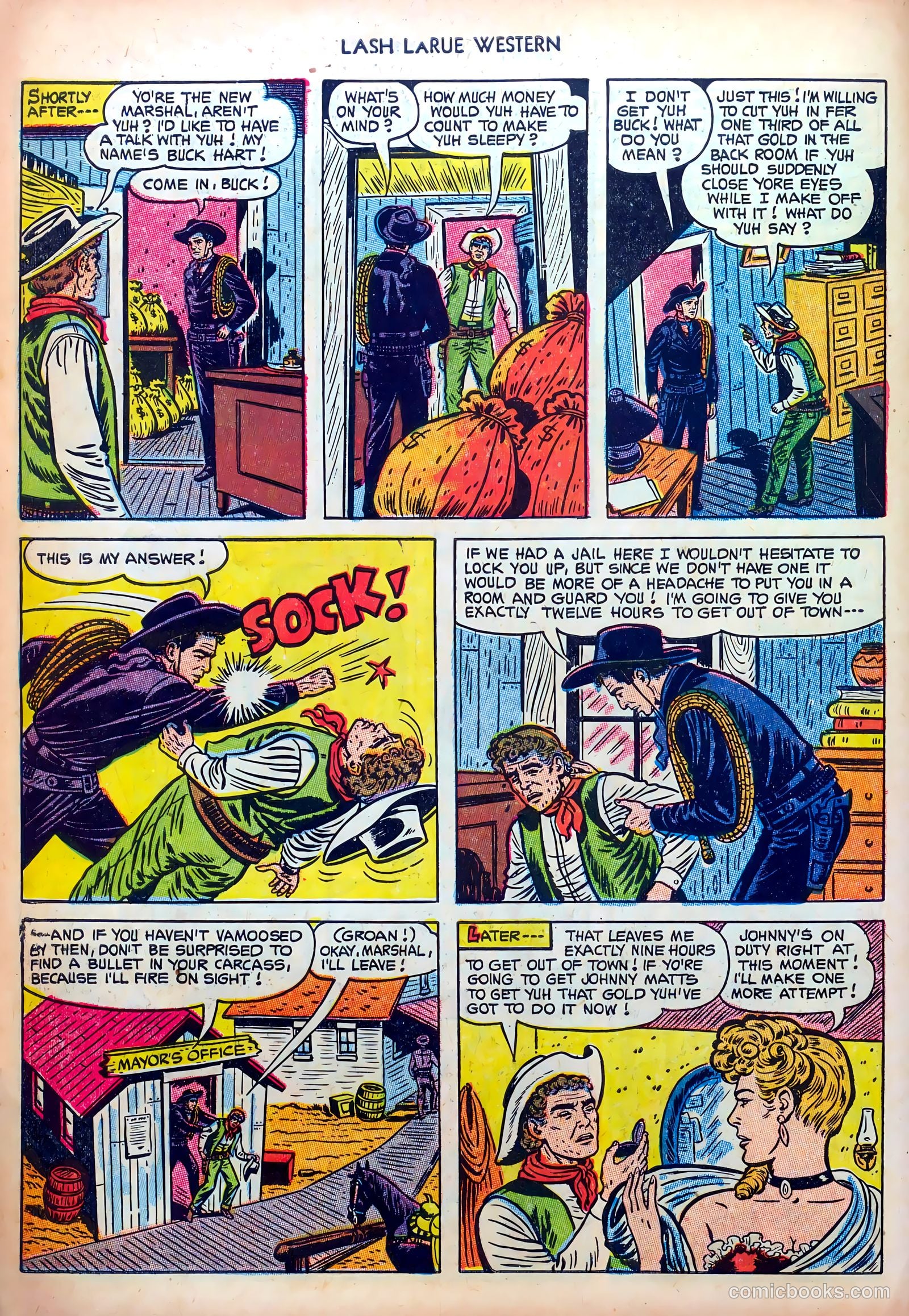 Lash LaRue Western #38 (1953) — page 6 of 36