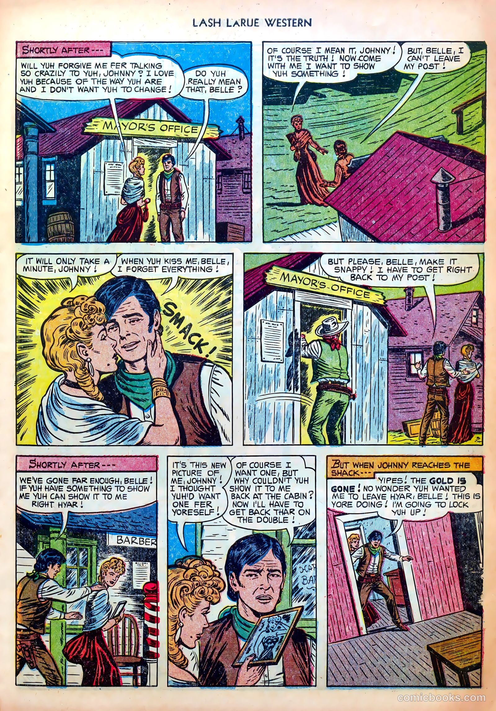 Lash LaRue Western #38 (1953) — page 7 of 36