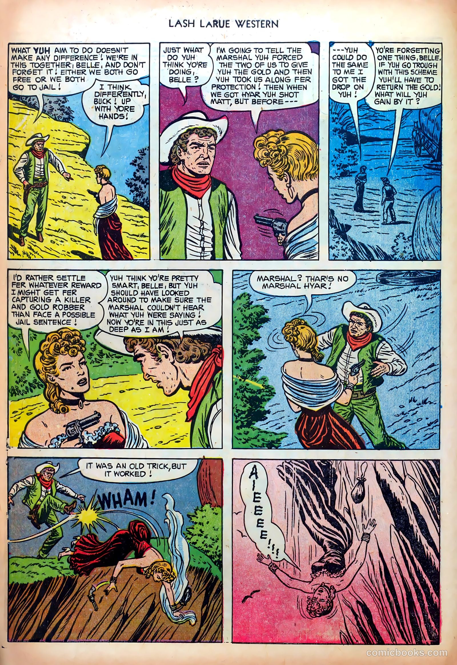 Lash LaRue Western #38 (1953) — page 10 of 36
