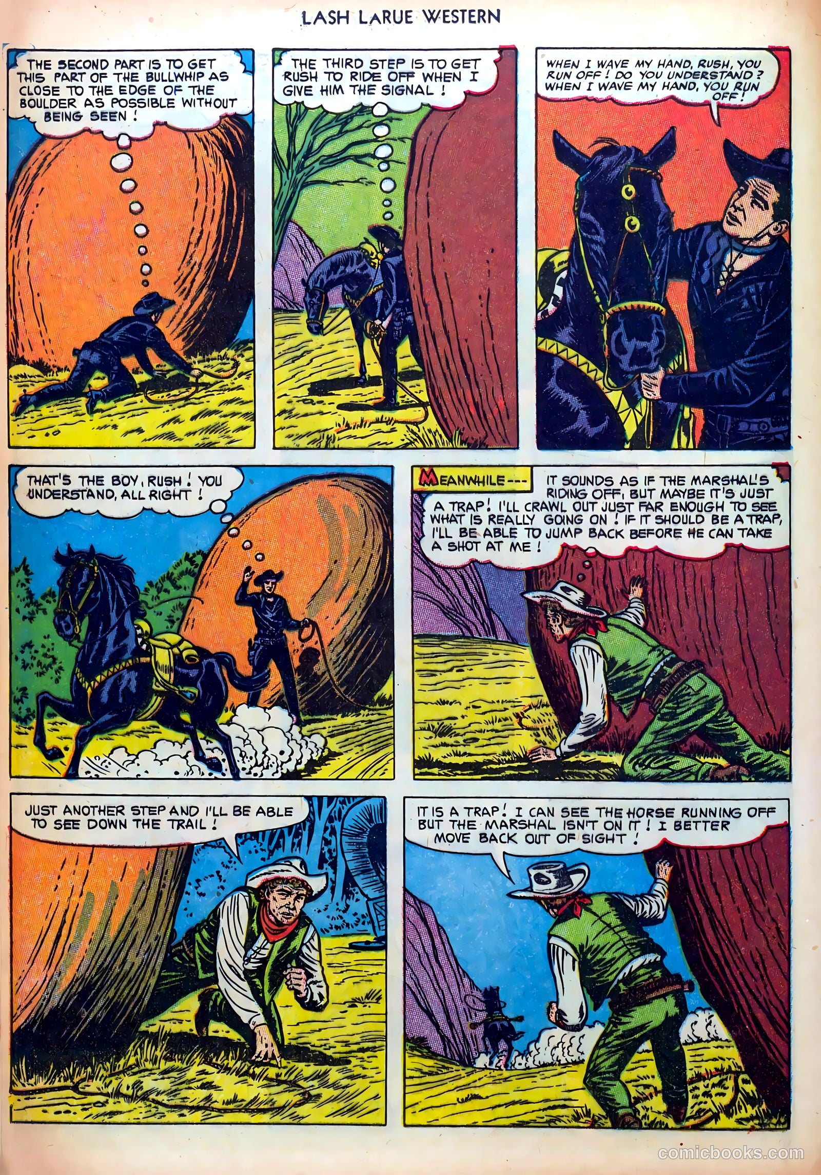 Lash LaRue Western #38 (1953) — page 12 of 36