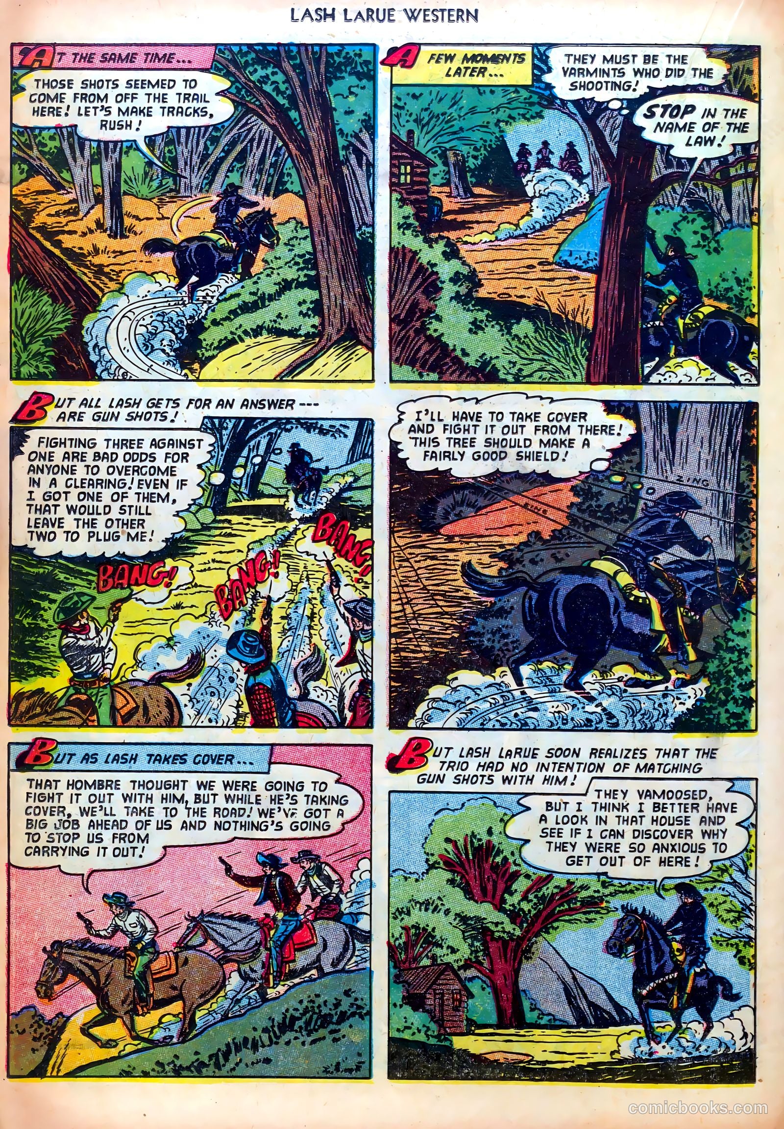 Lash LaRue Western #38 (1953) — page 18 of 36