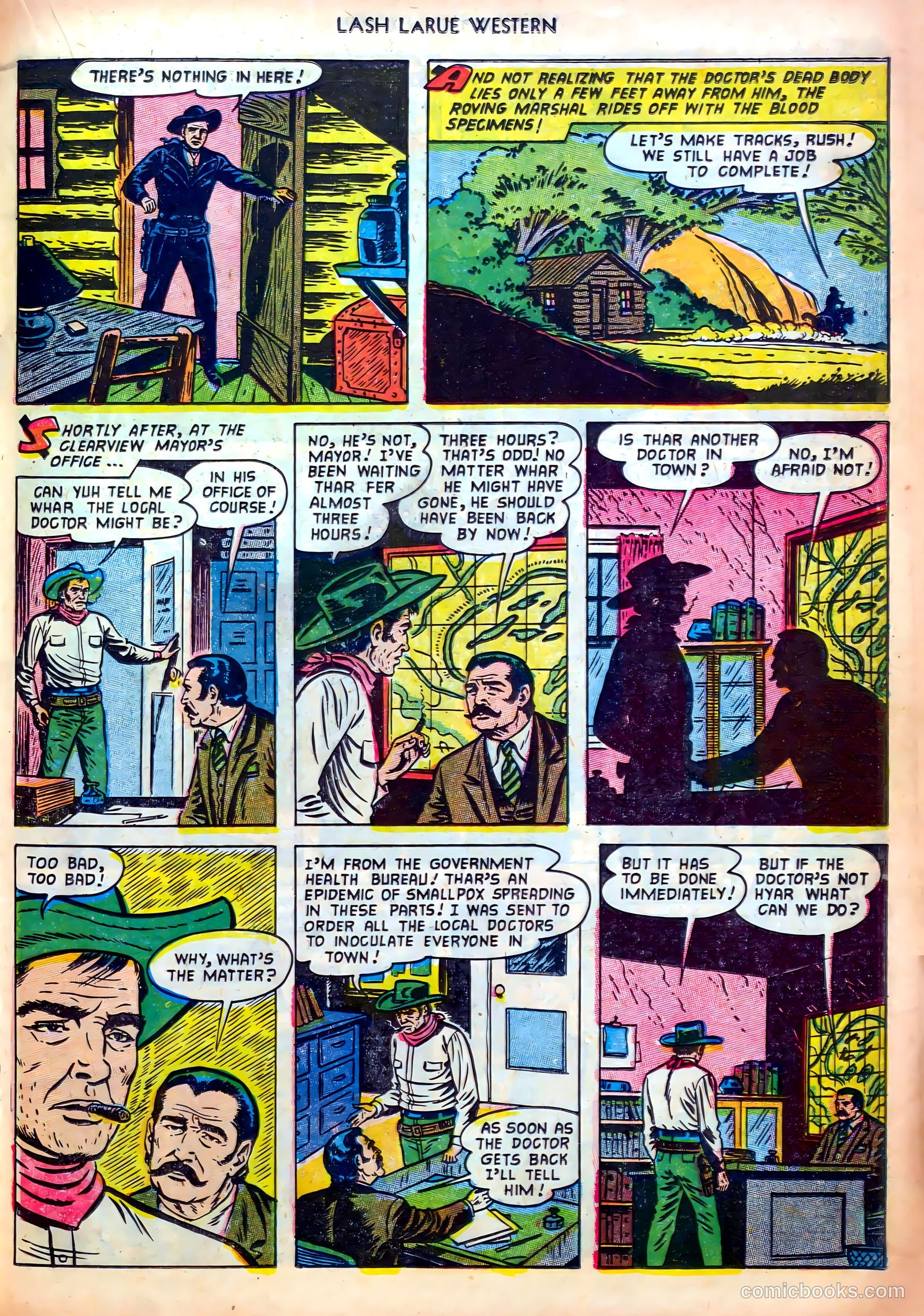 Lash LaRue Western #38 (1953) — page 19 of 36