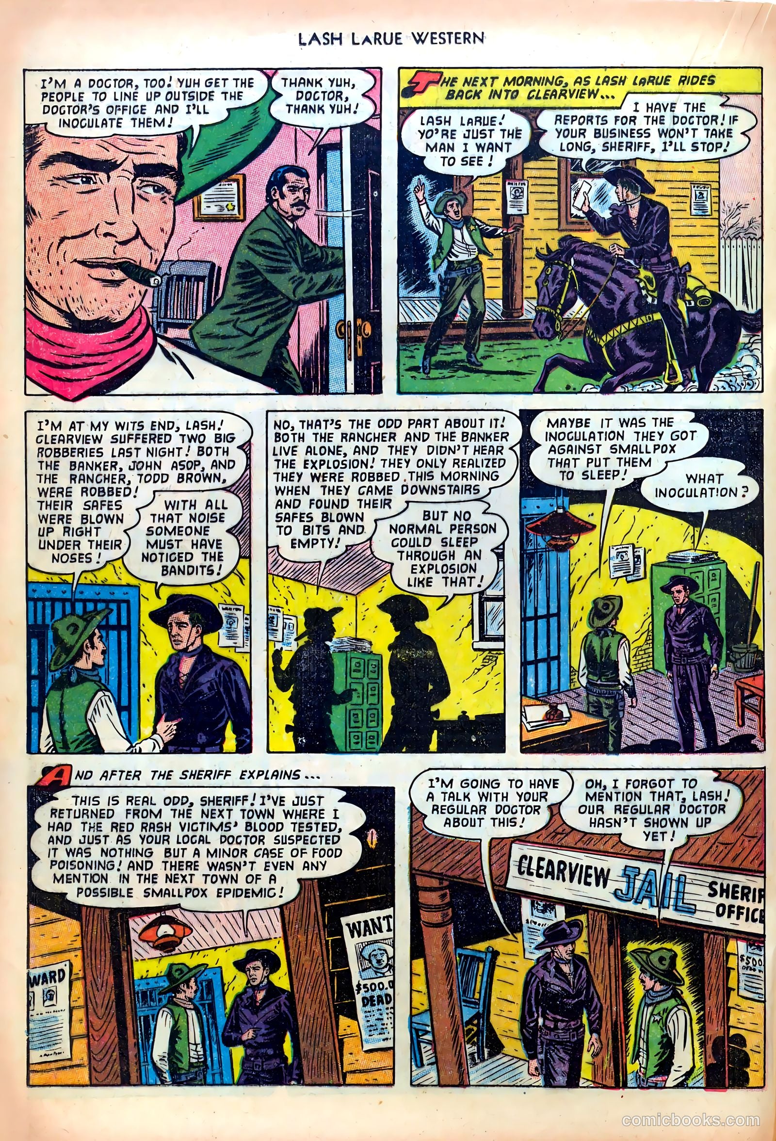 Lash LaRue Western #38 (1953) — page 20 of 36