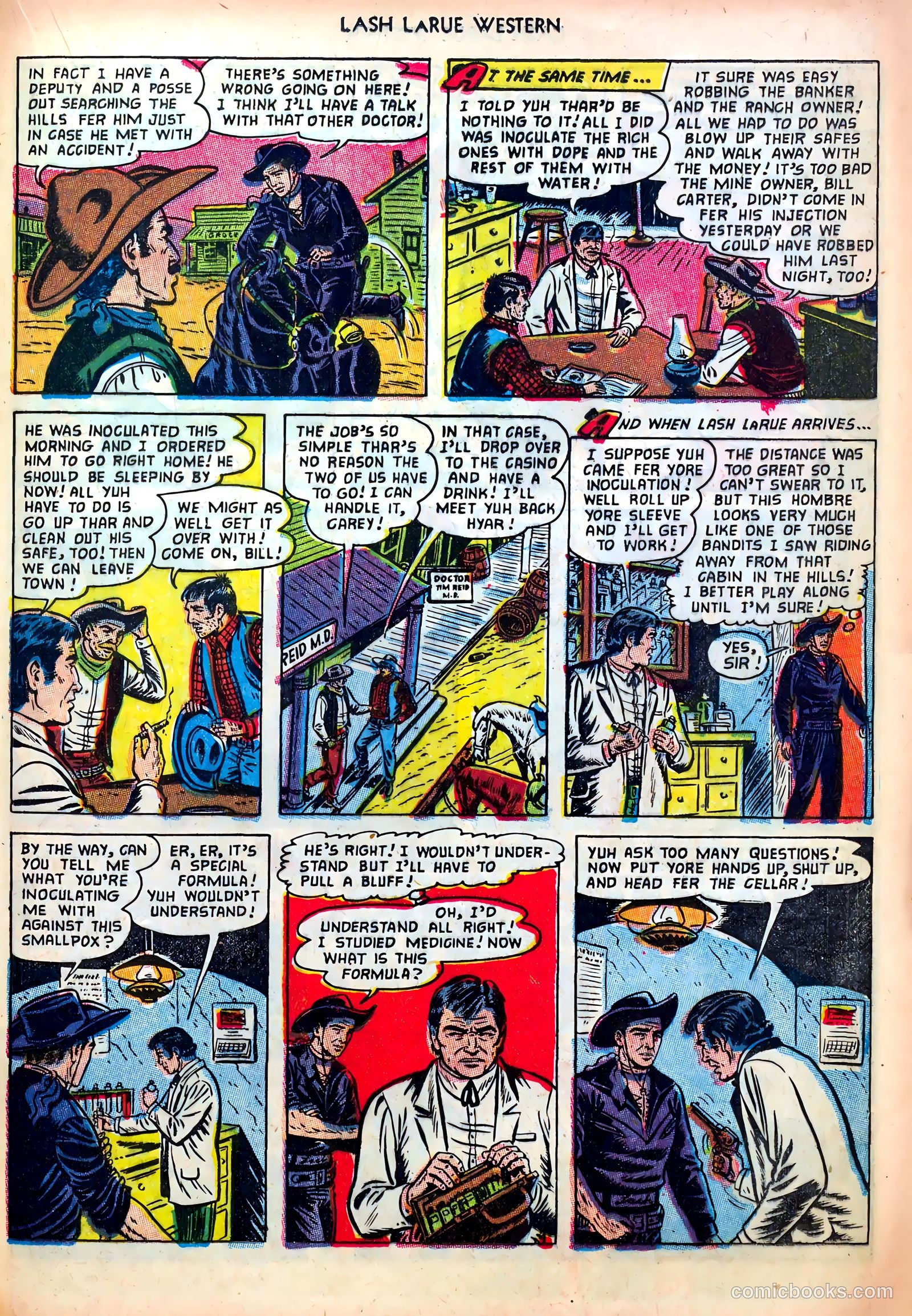 Lash LaRue Western #38 (1953) — page 21 of 36