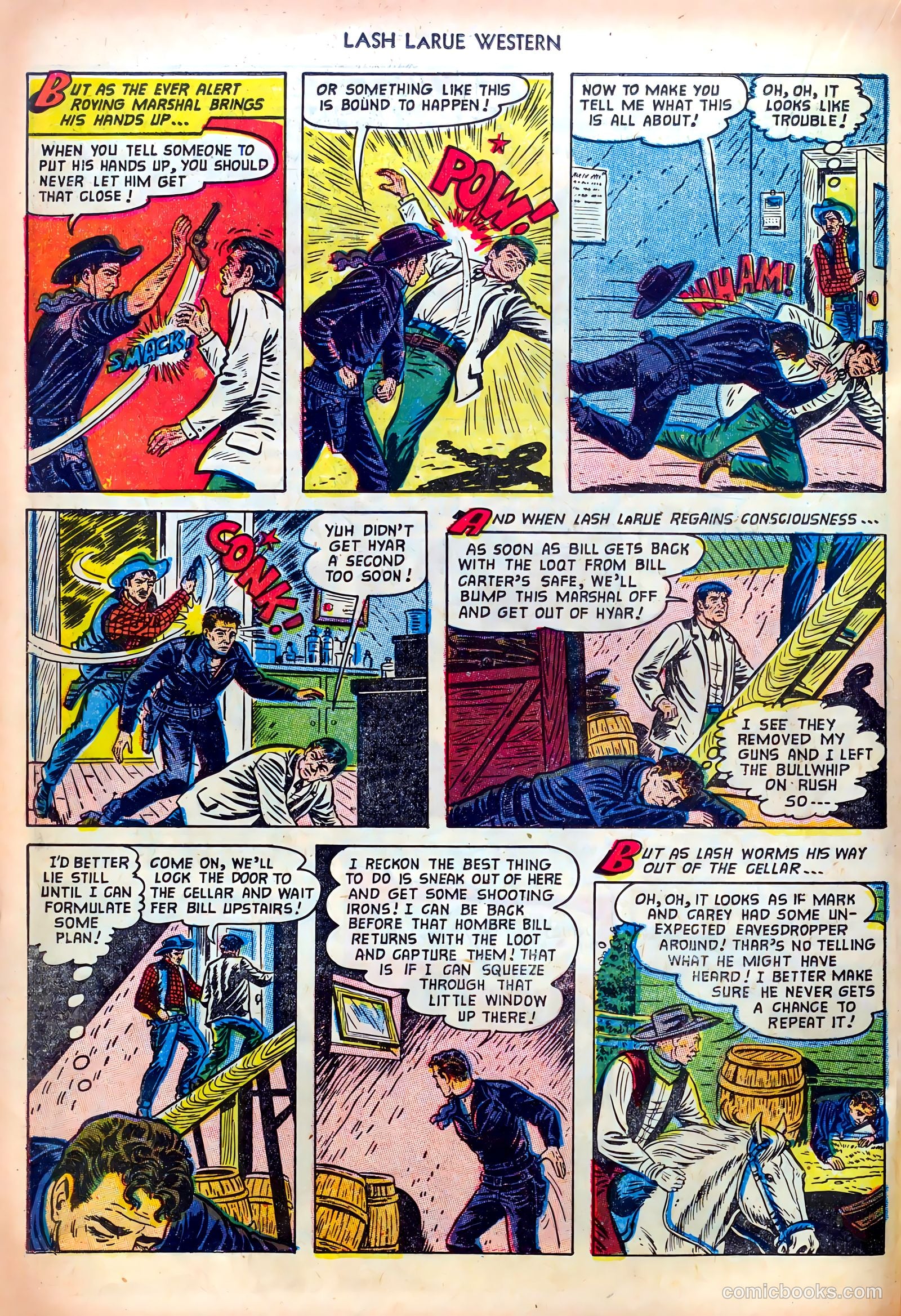 Lash LaRue Western #38 (1953) — page 22 of 36