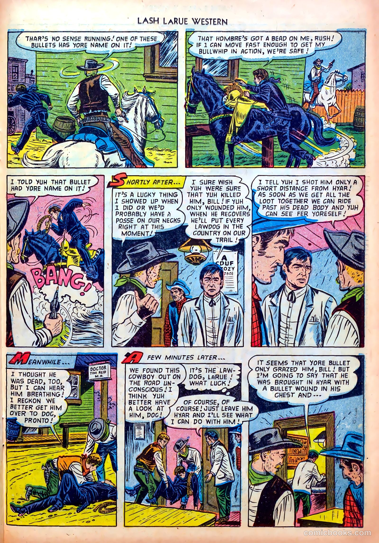 Lash LaRue Western #38 (1953) — page 23 of 36