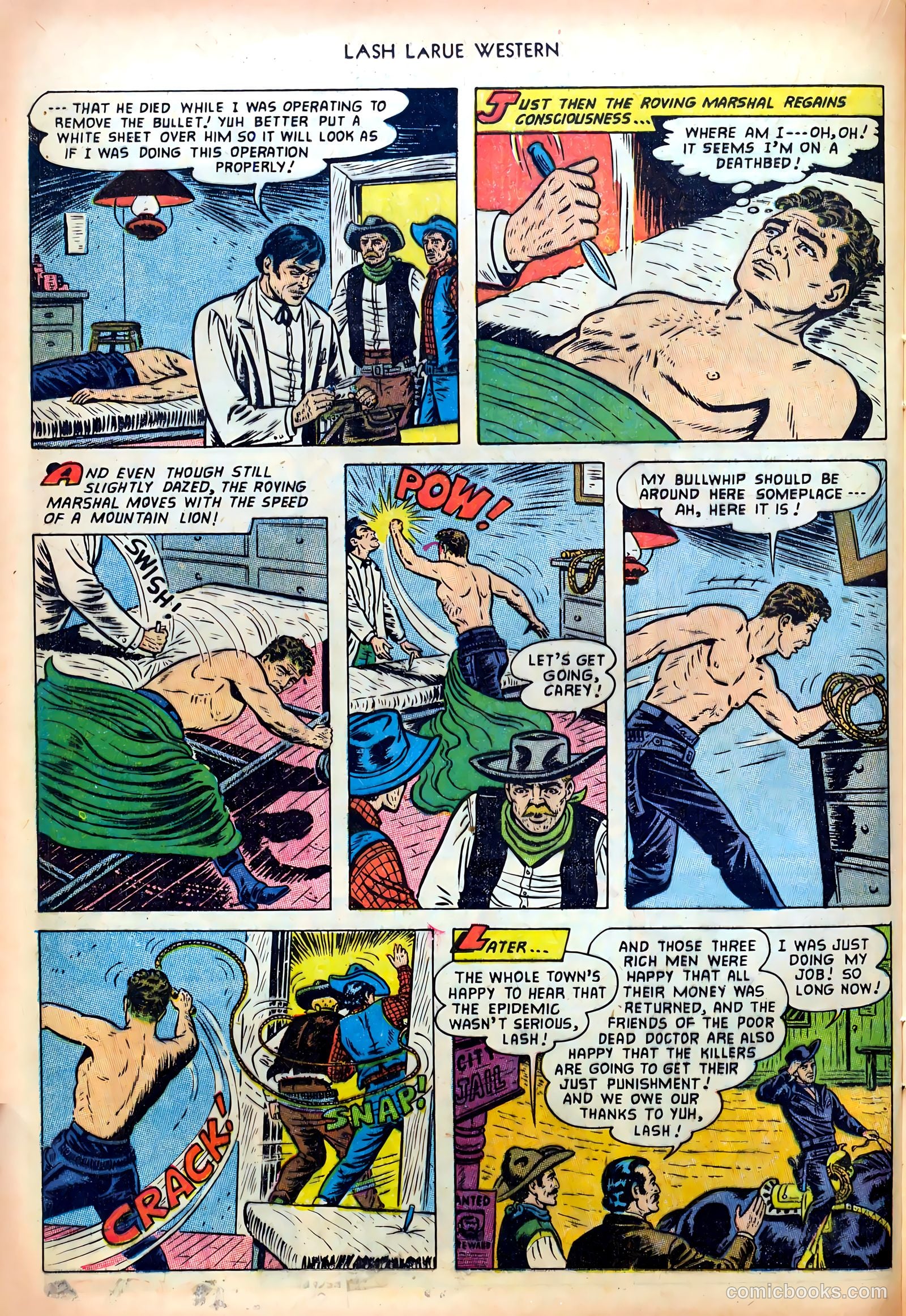 Lash LaRue Western #38 (1953) — page 24 of 36