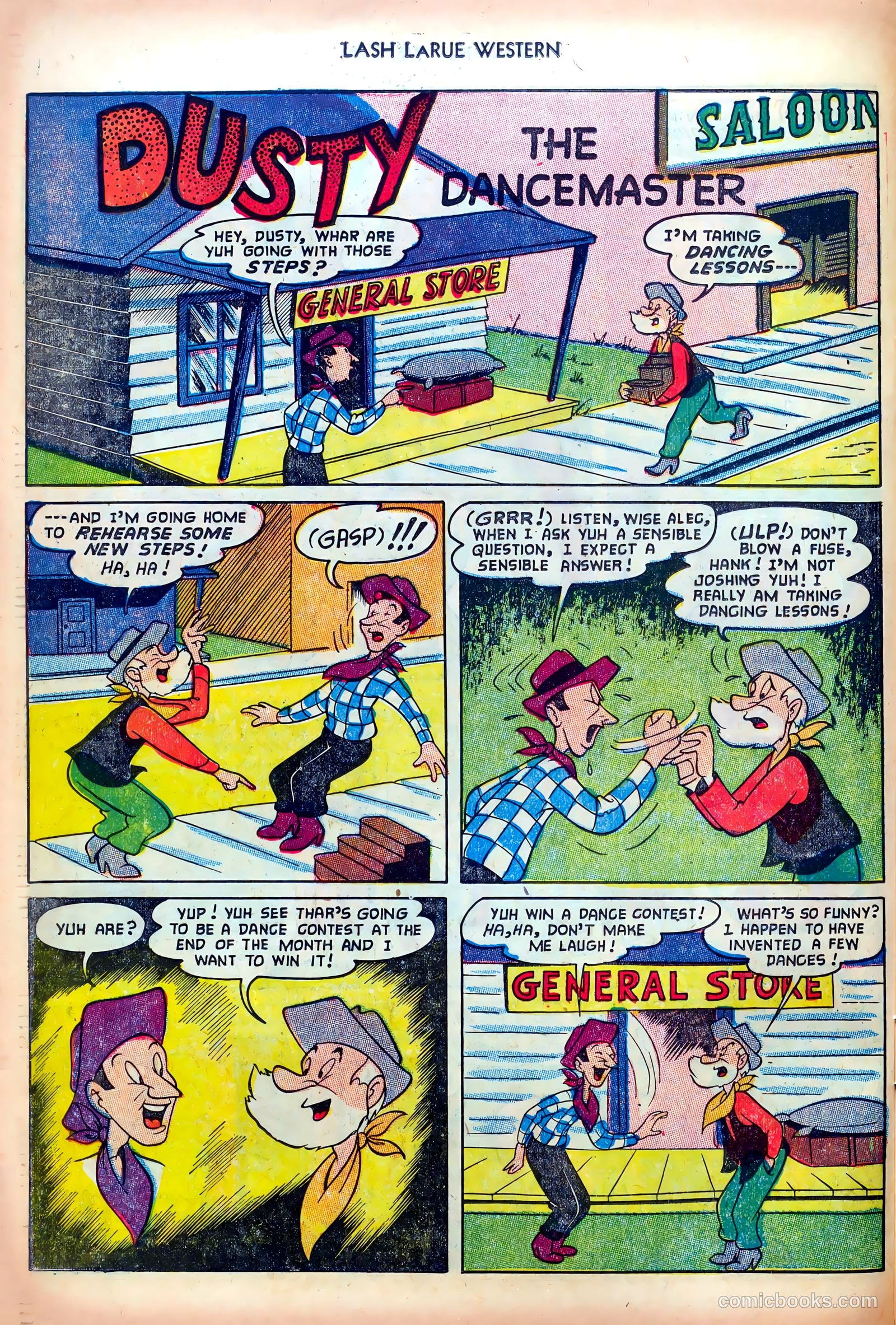 Lash LaRue Western #38 (1953) — page 26 of 36