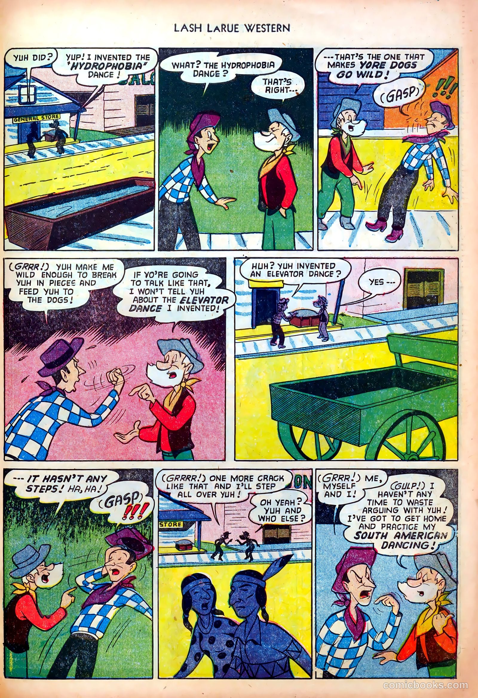 Lash LaRue Western #38 (1953) — page 27 of 36
