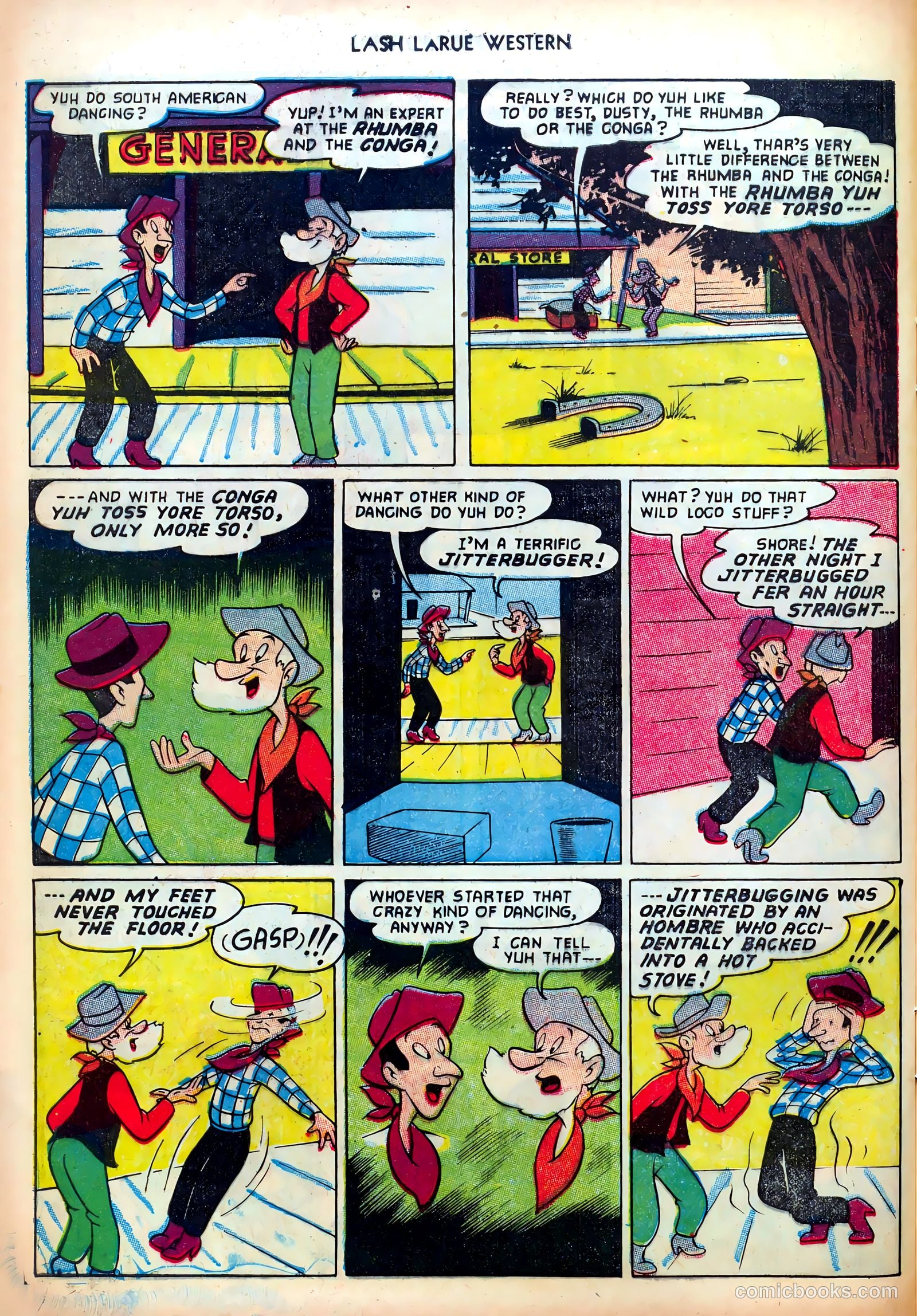 Lash LaRue Western #38 (1953) — page 28 of 36