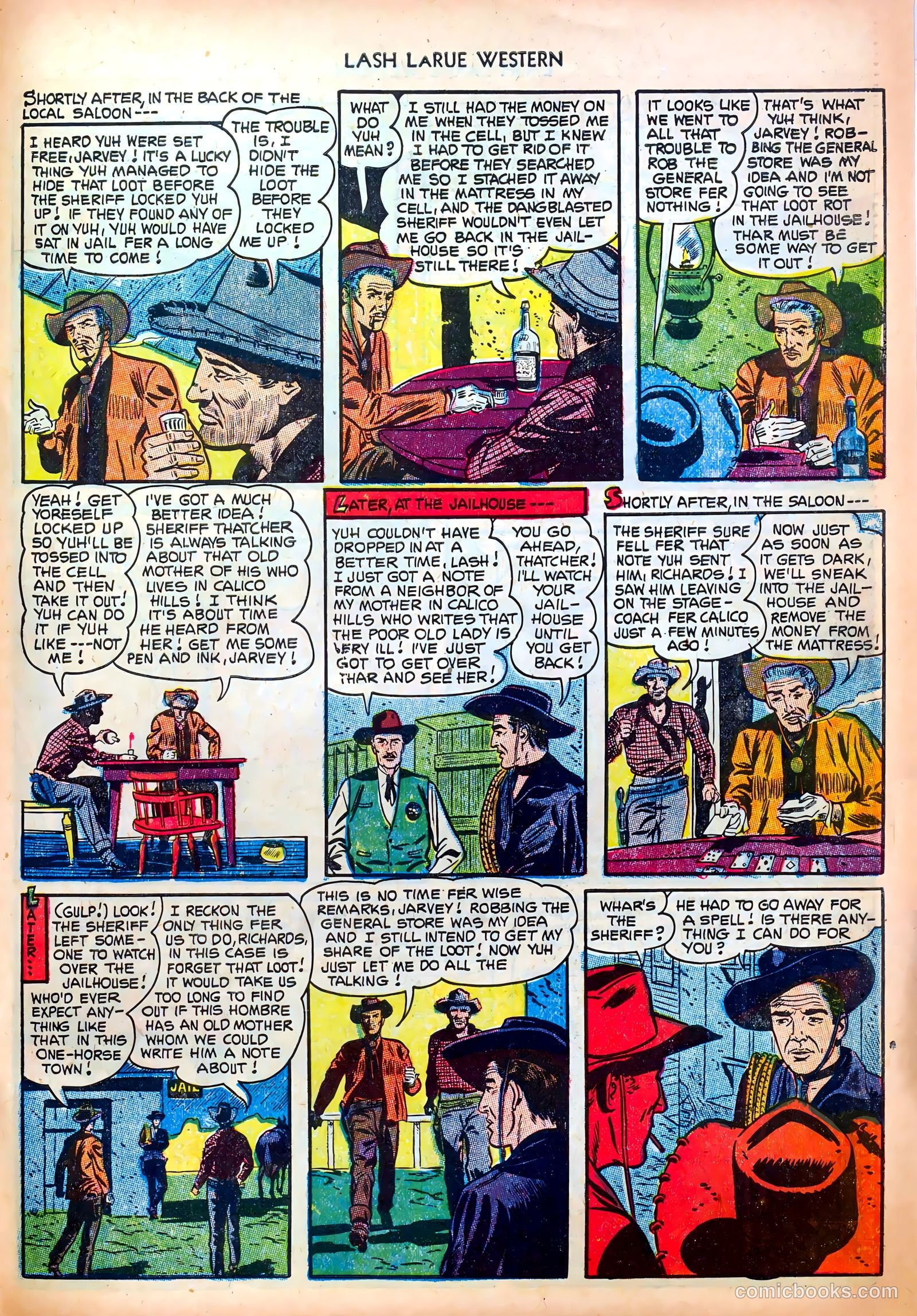 Lash LaRue Western #38 (1953) — page 31 of 36