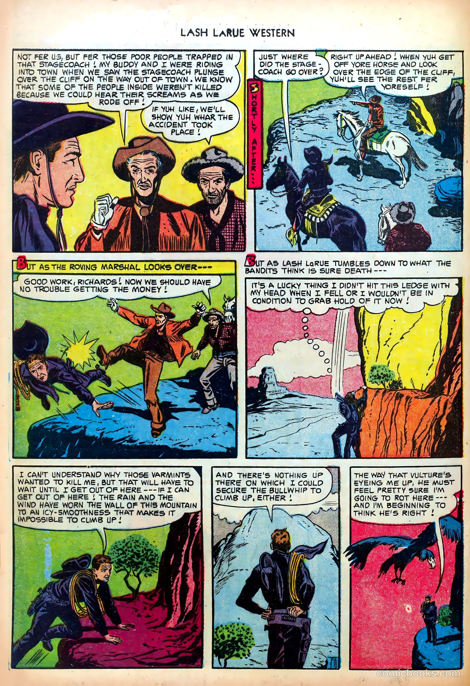 Lash LaRue Western #38 (1953) — page 32 of 36