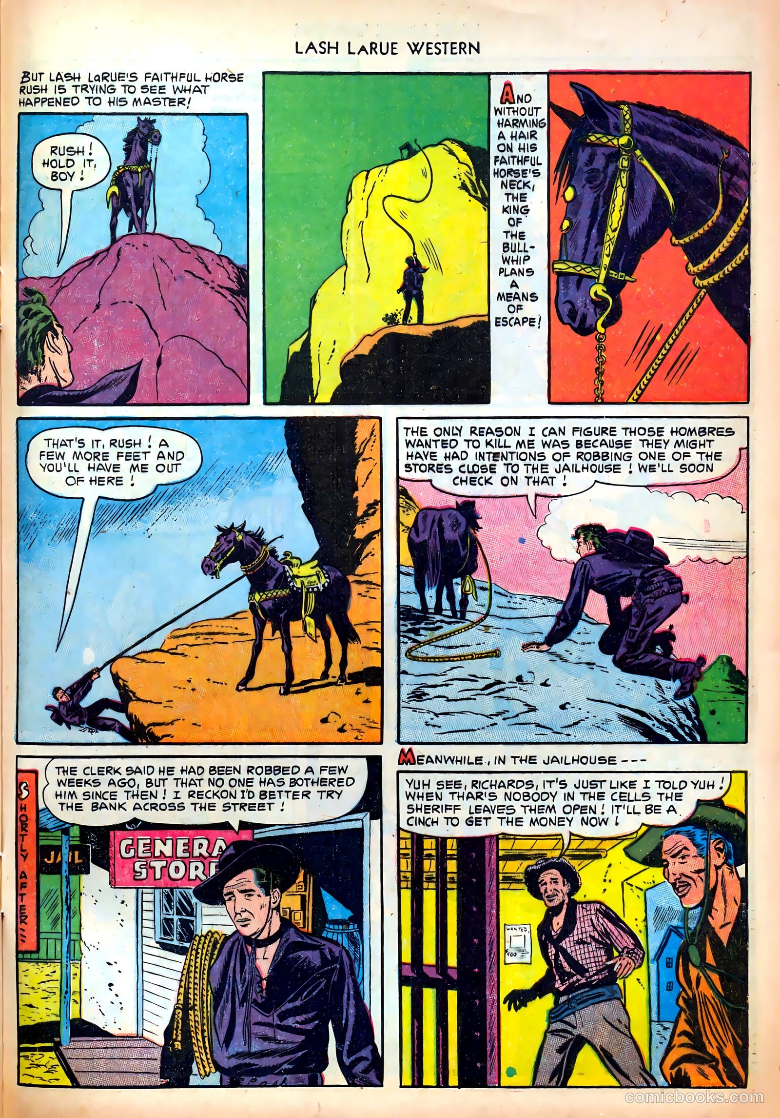 Lash LaRue Western #38 (1953) — page 33 of 36