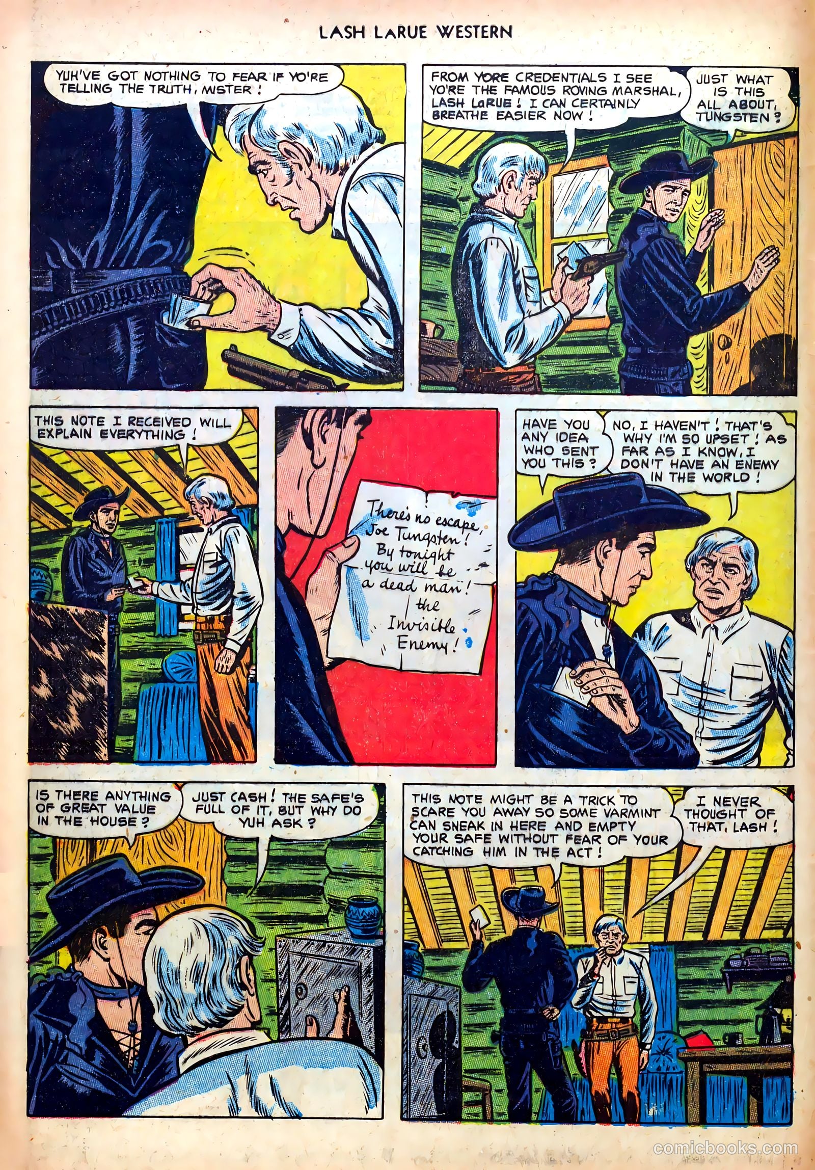 Lash LaRue Western #39 (1953) — page 4 of 36