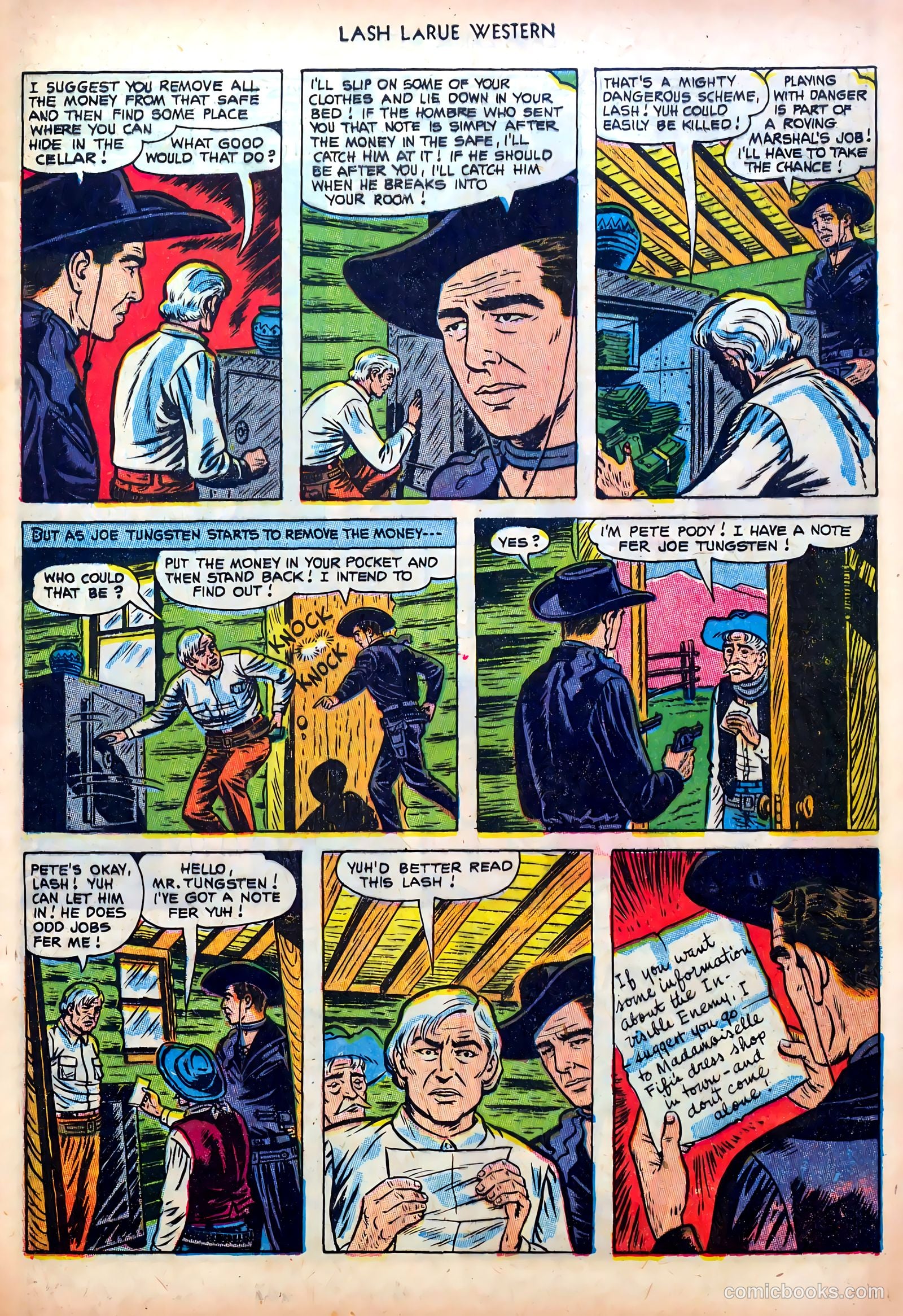Lash LaRue Western #39 (1953) — page 5 of 36