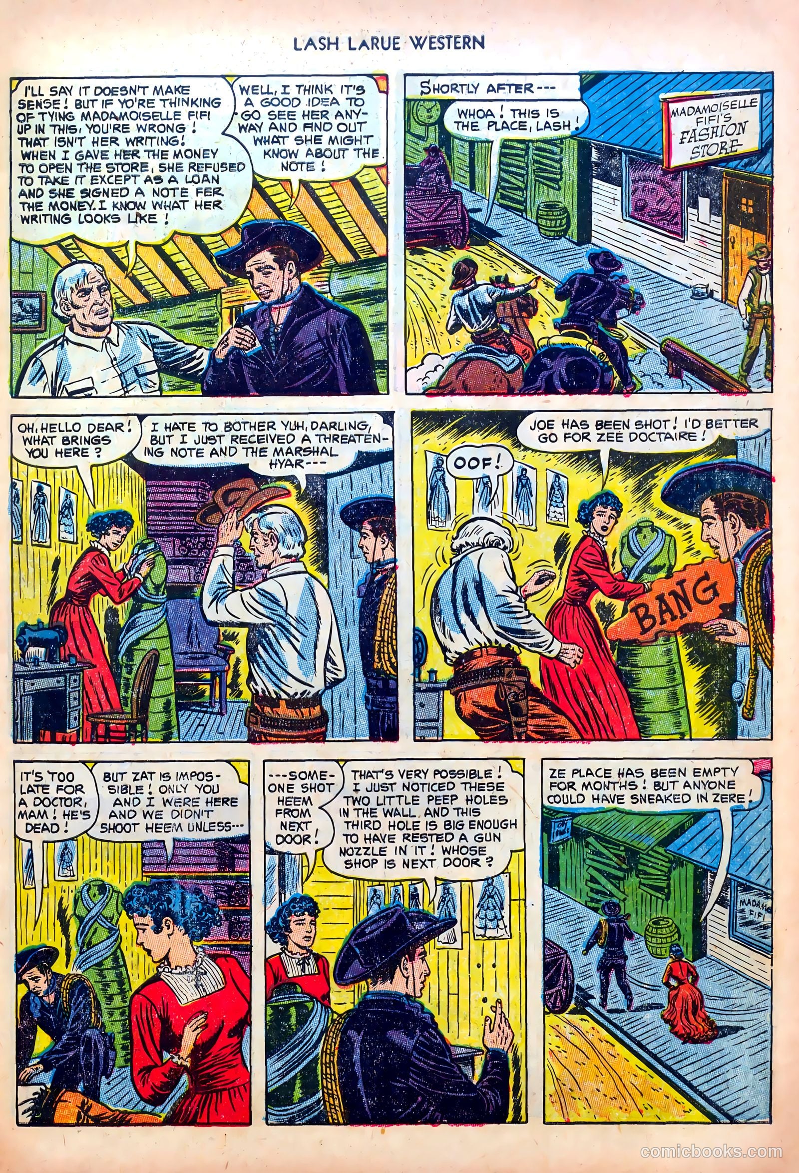Lash LaRue Western #39 (1953) — page 7 of 36