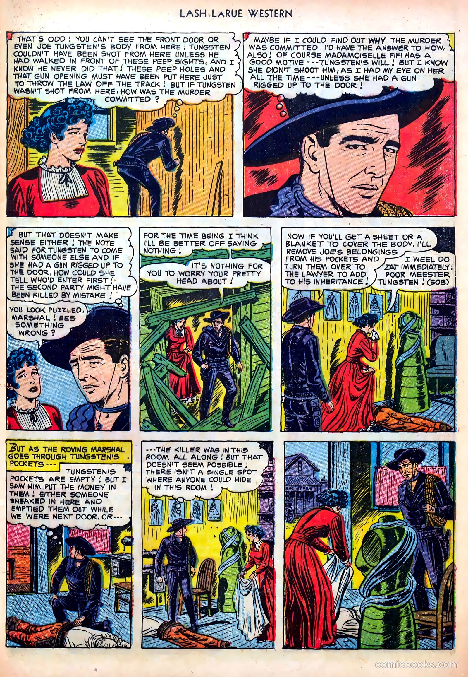 Lash LaRue Western #39 (1953) — page 9 of 36