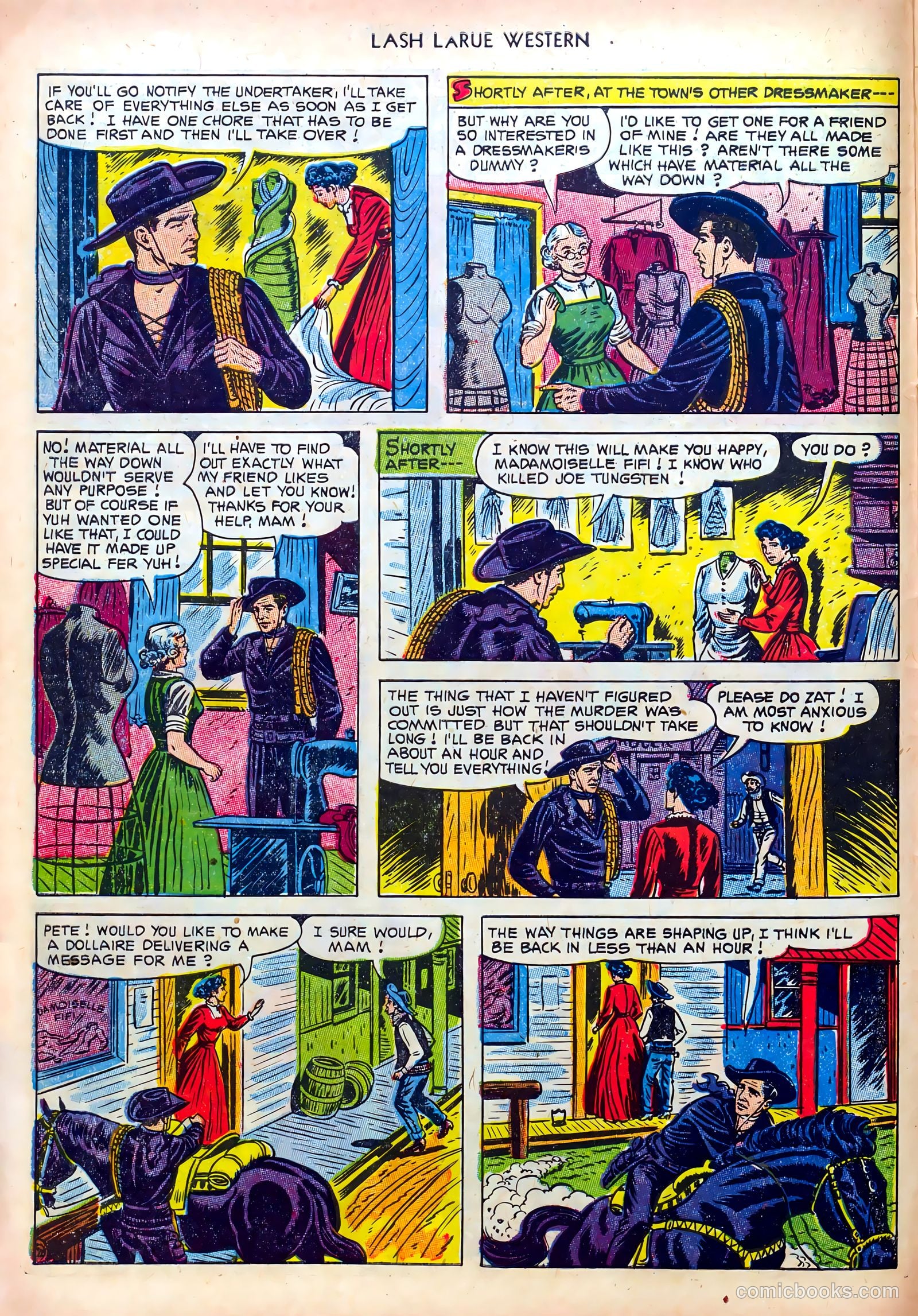 Lash LaRue Western #39 (1953) — page 10 of 36