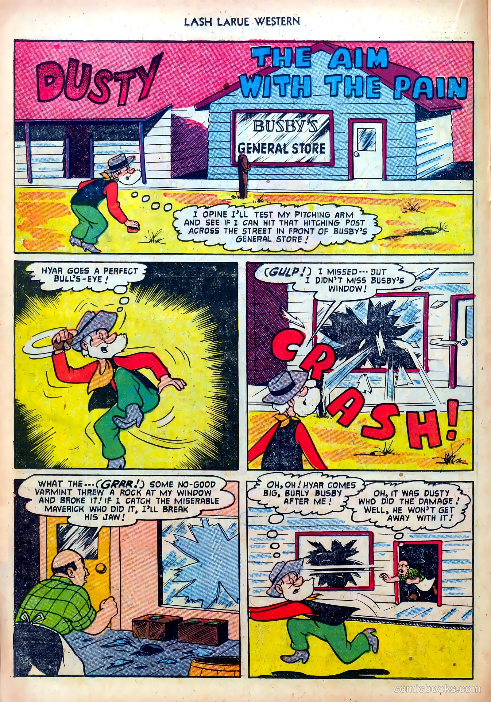 Lash LaRue Western #39 (1953) — page 14 of 36