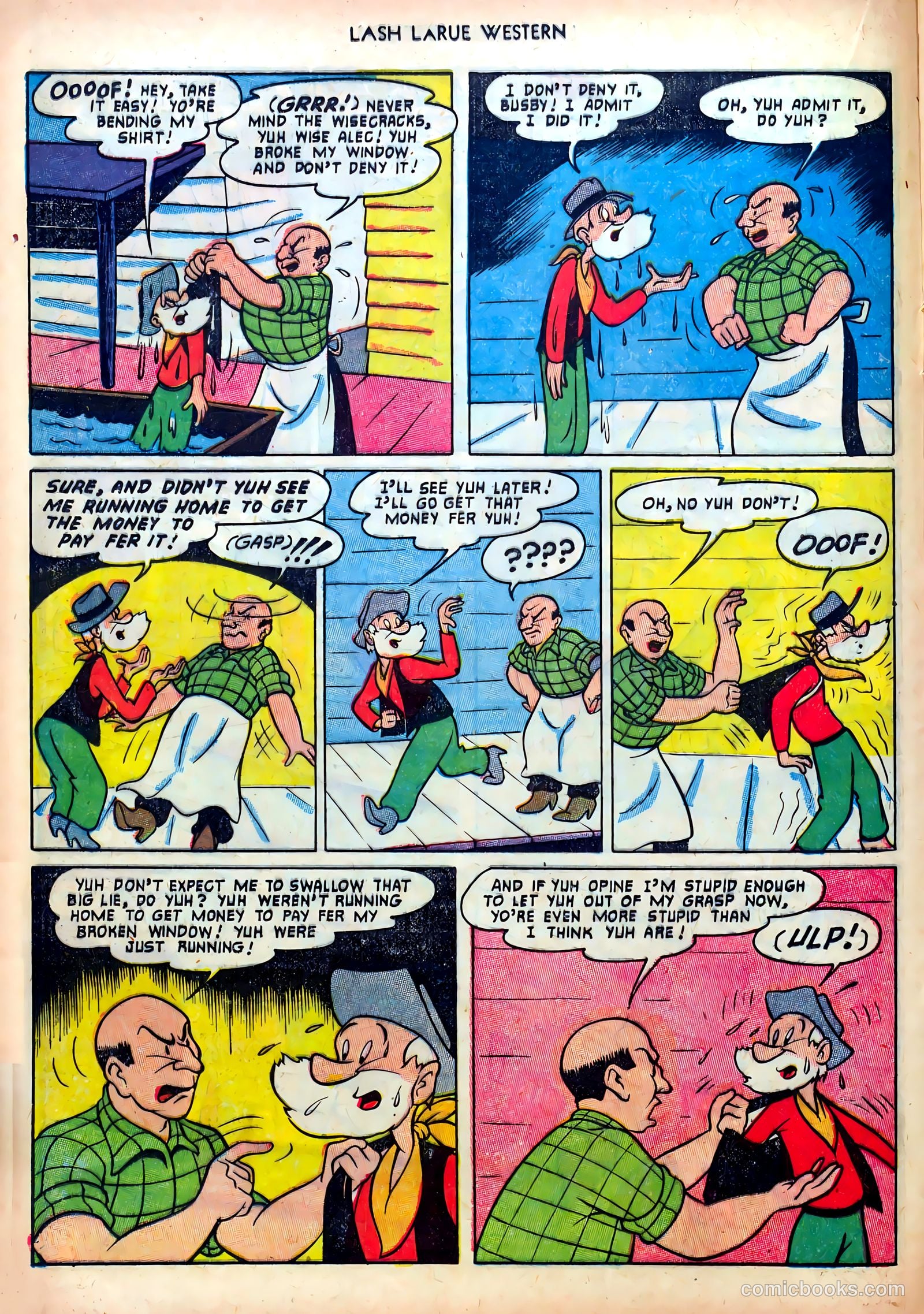 Lash LaRue Western #39 (1953) — page 16 of 36