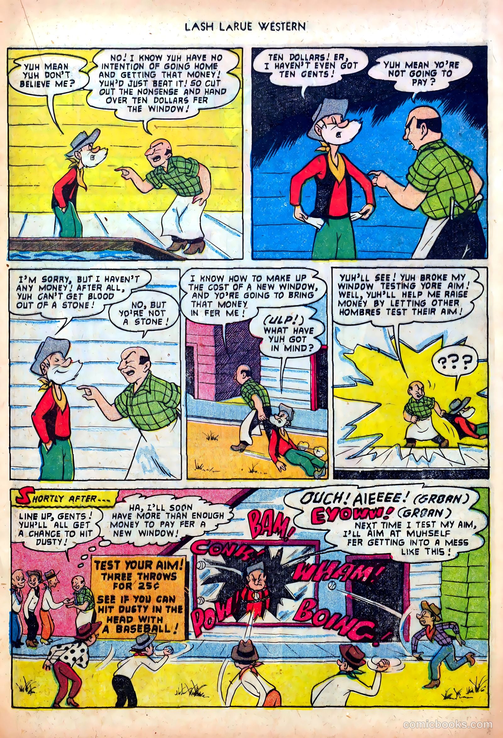 Lash LaRue Western #39 (1953) — page 17 of 36
