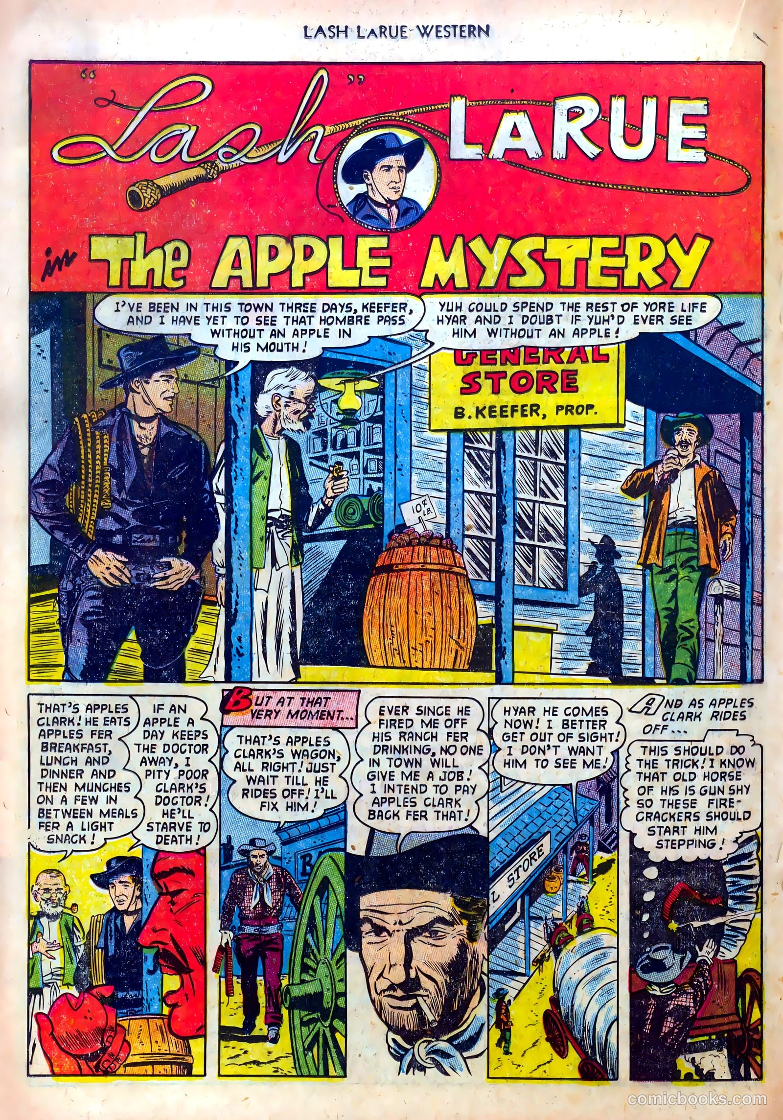 Lash LaRue Western #39 (1953) — page 18 of 36