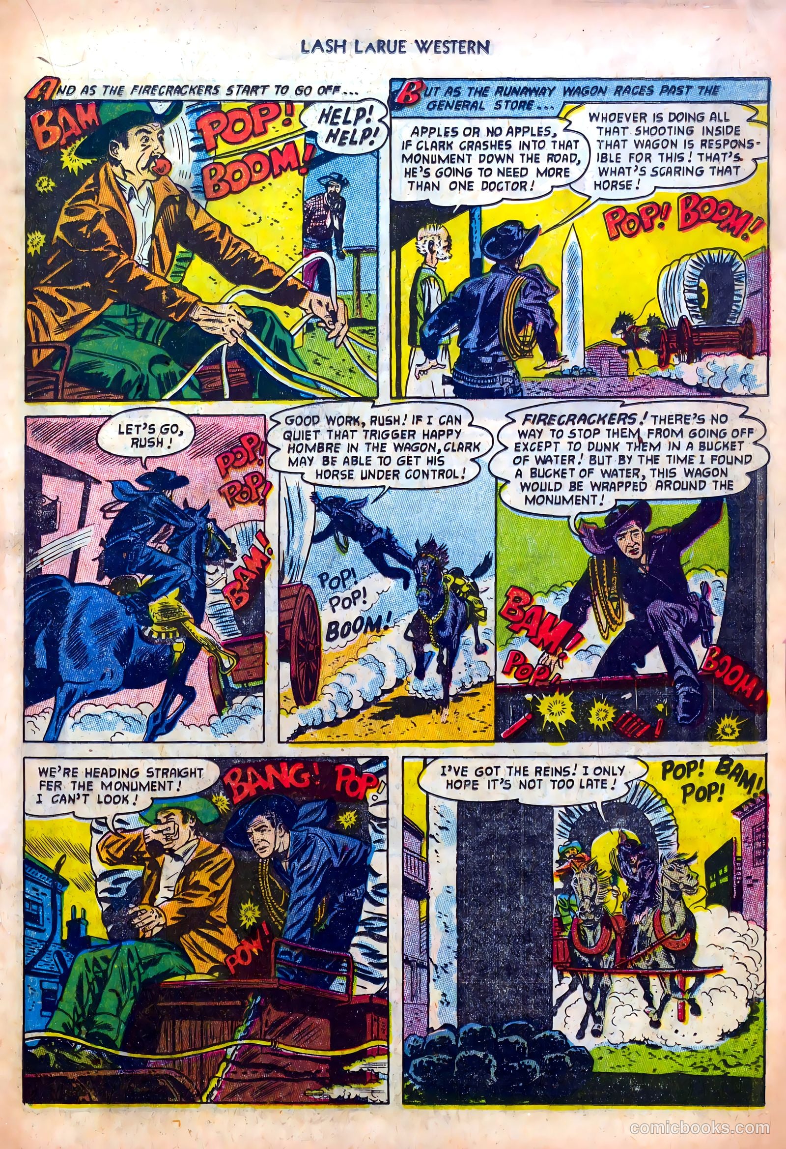 Lash LaRue Western #39 (1953) — page 19 of 36