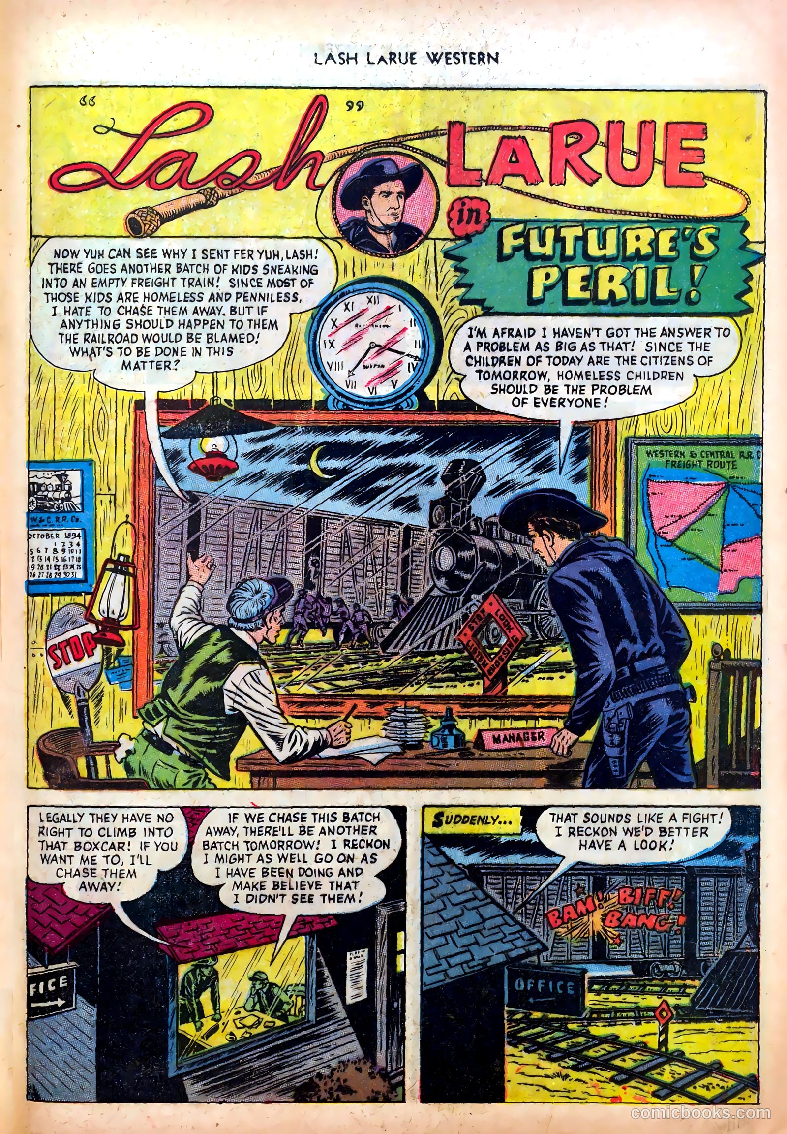 Lash LaRue Western #39 (1953) — page 25 of 36