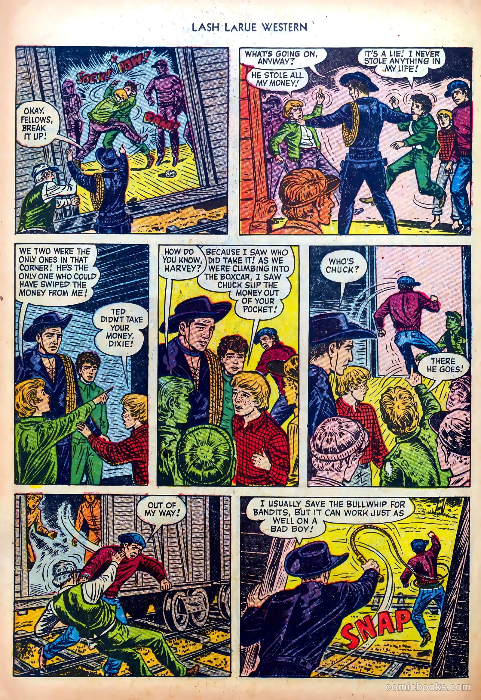 Lash LaRue Western #39 (1953) — page 26 of 36