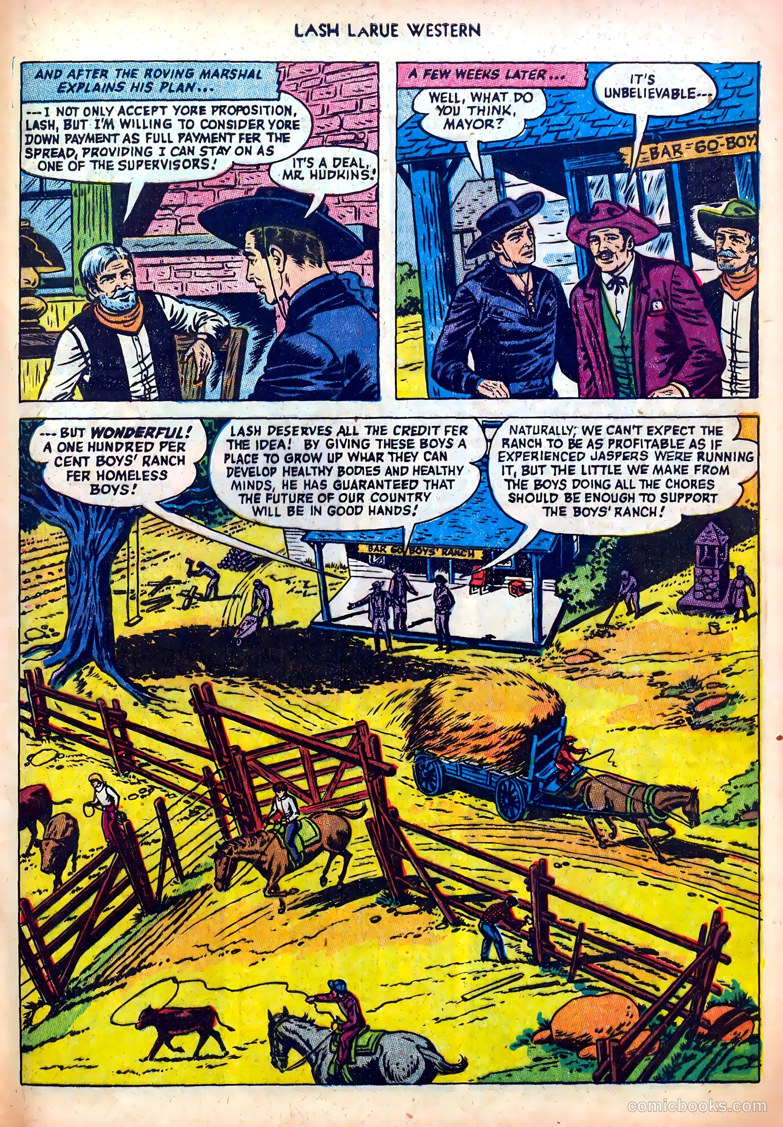 Lash LaRue Western #39 (1953) — page 29 of 36