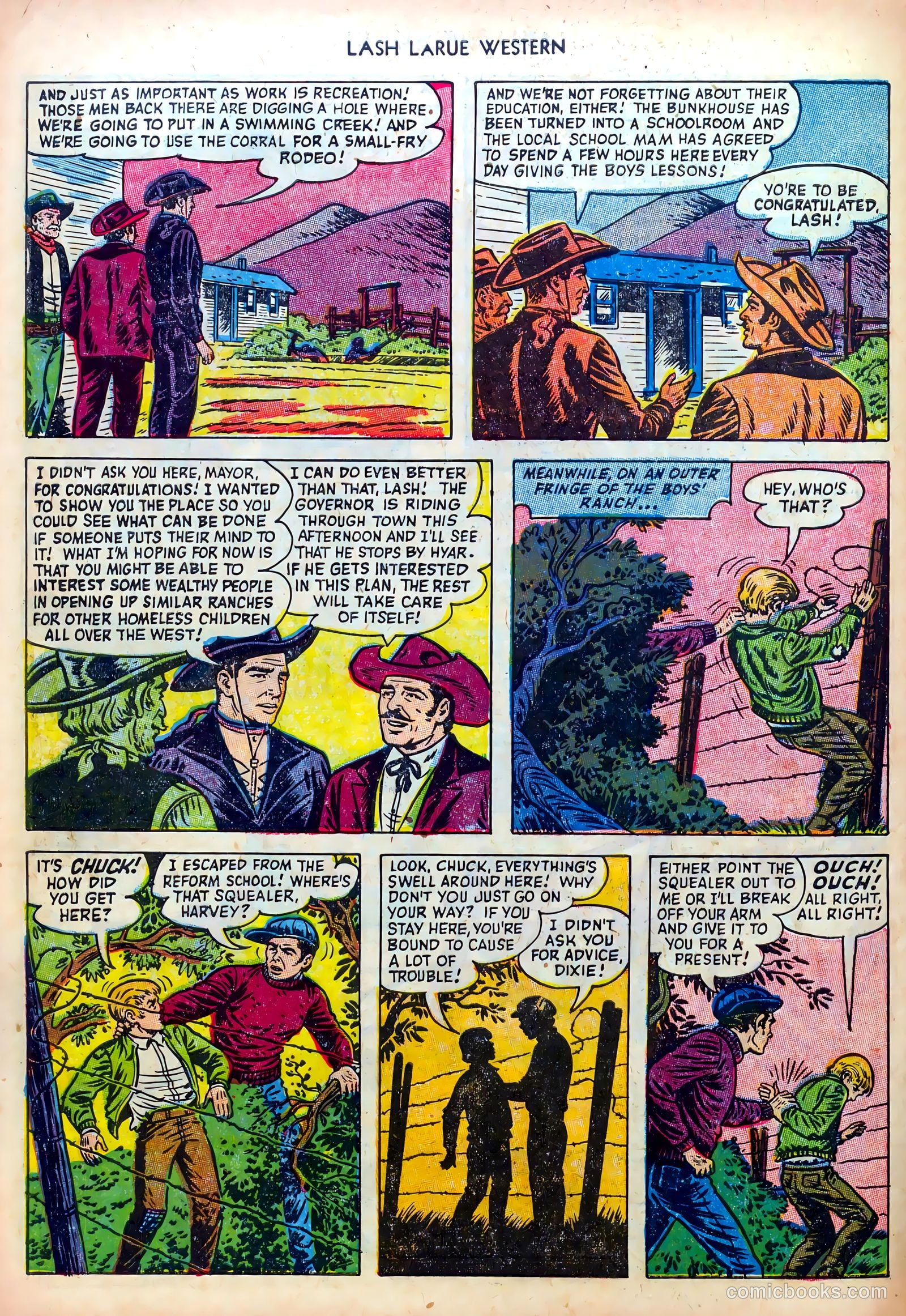 Lash LaRue Western #39 (1953) — page 30 of 36