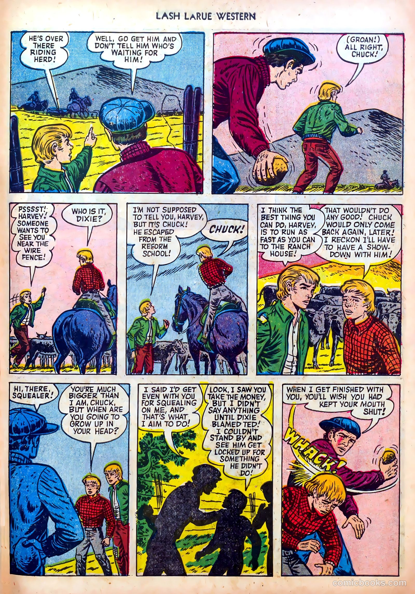 Lash LaRue Western #39 (1953) — page 31 of 36