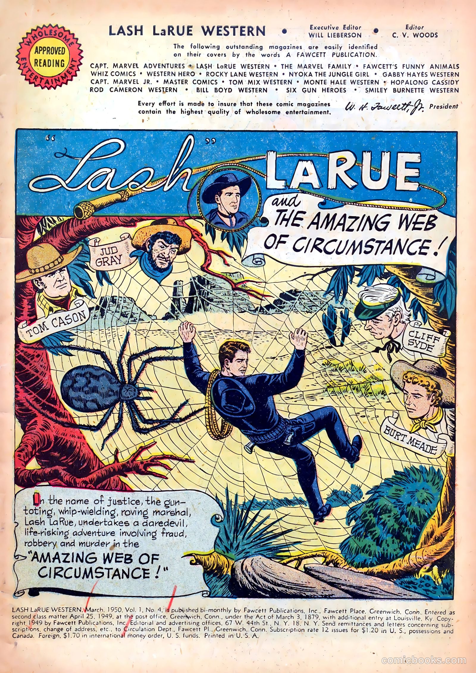 Lash LaRue Western #4 (1950) — page 3 of 36