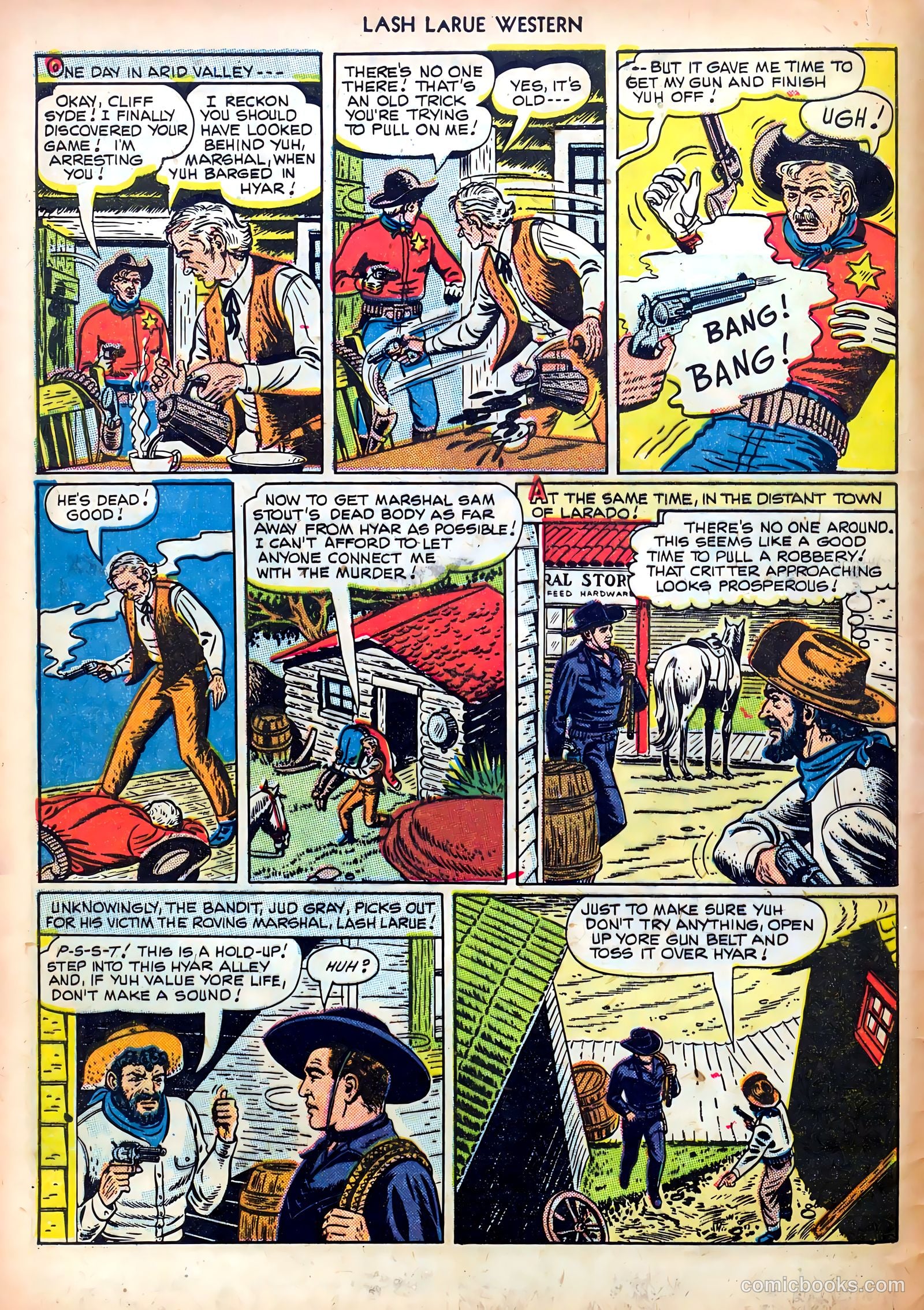 Lash LaRue Western #4 (1950) — page 4 of 36