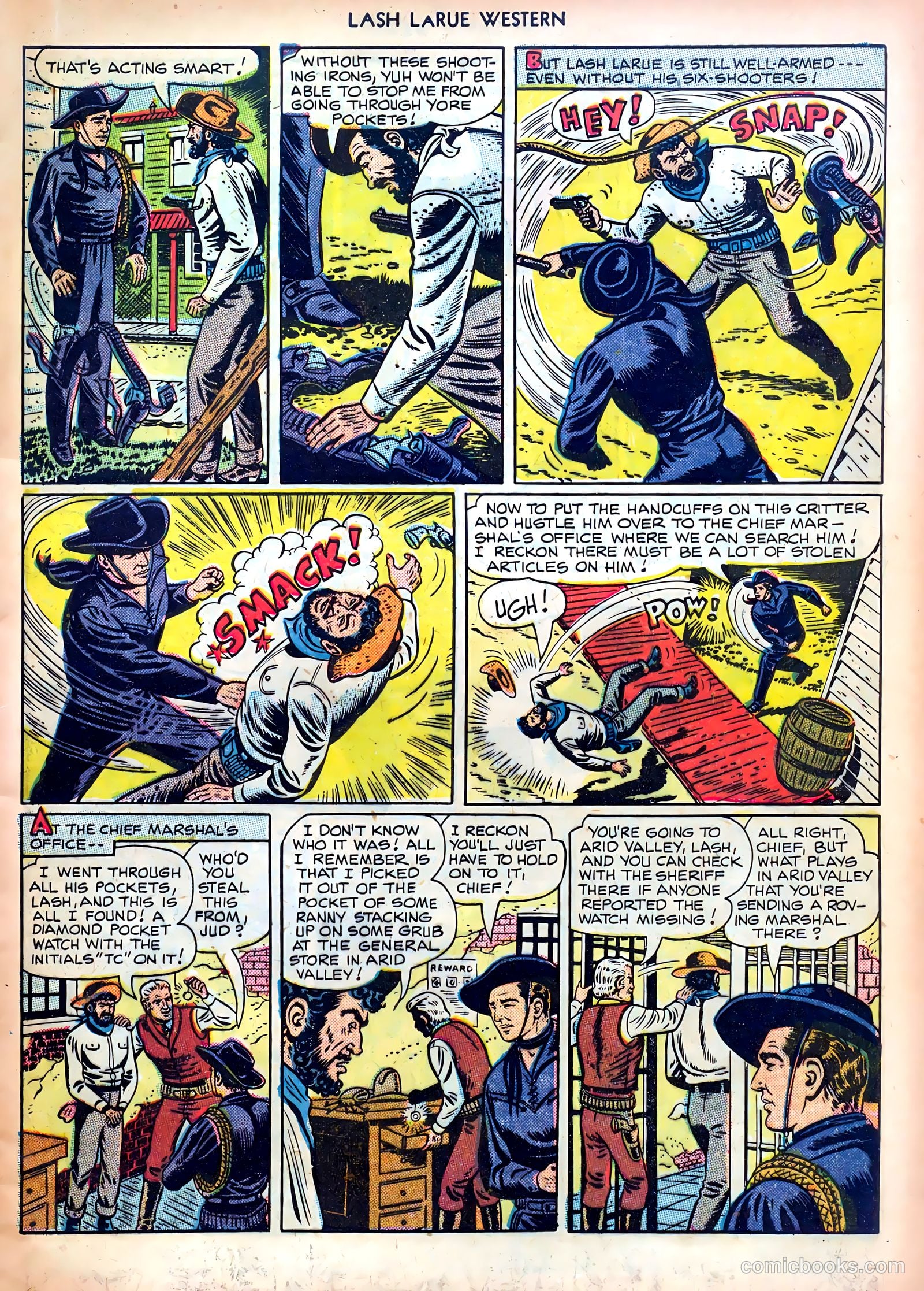 Lash LaRue Western #4 (1950) — page 5 of 36