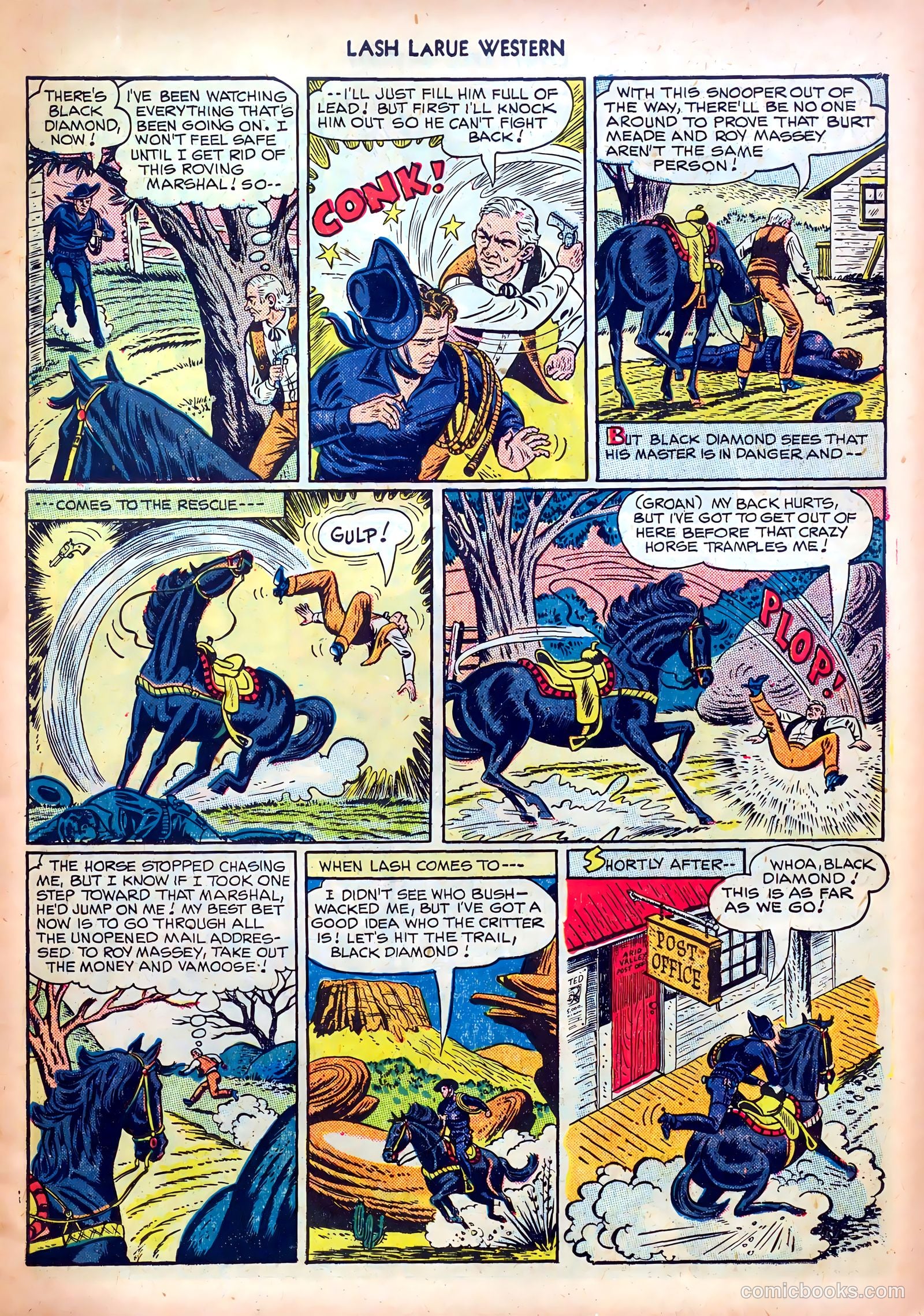 Lash LaRue Western #4 (1950) — page 11 of 36