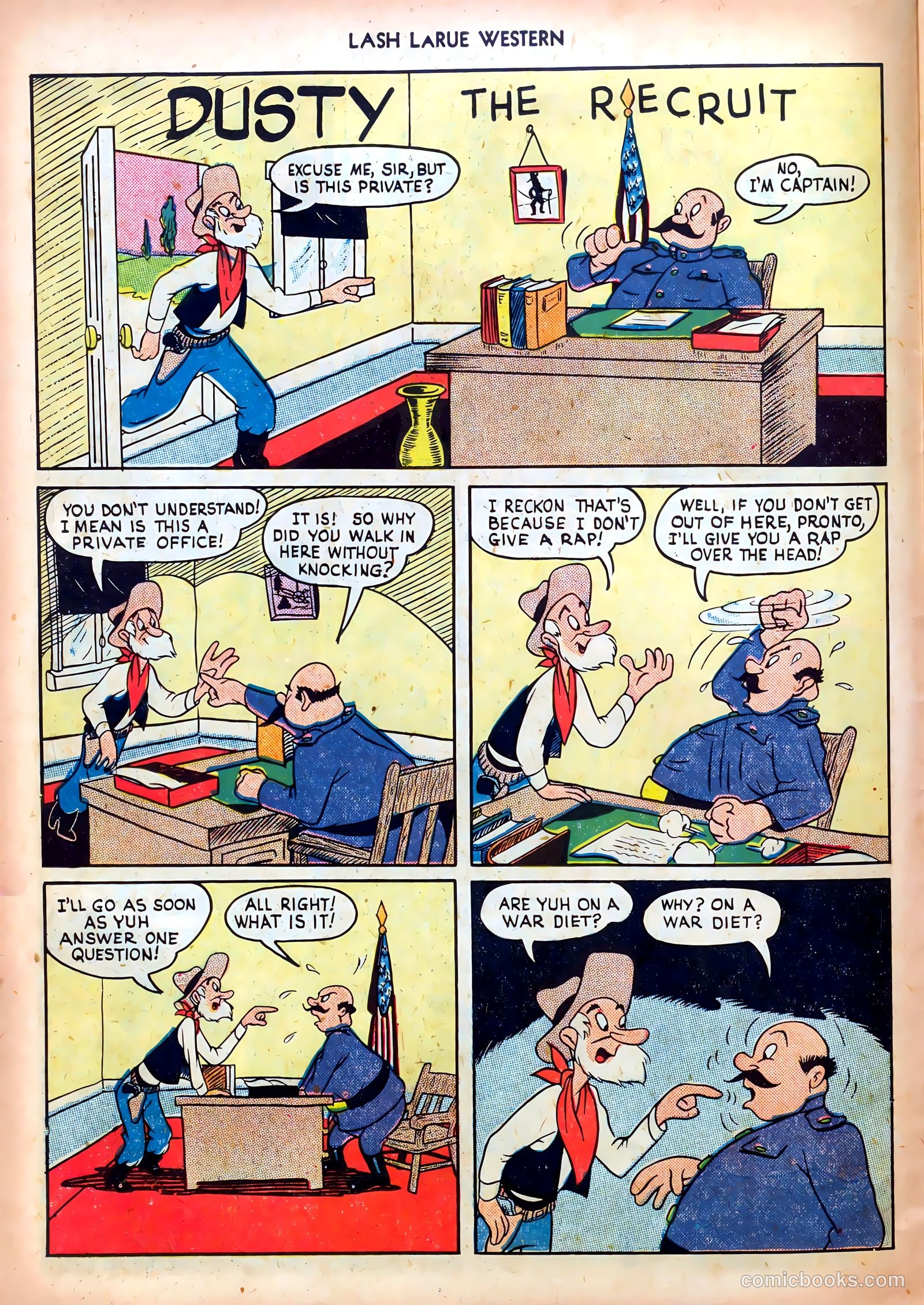 Lash LaRue Western #4 (1950) — page 14 of 36