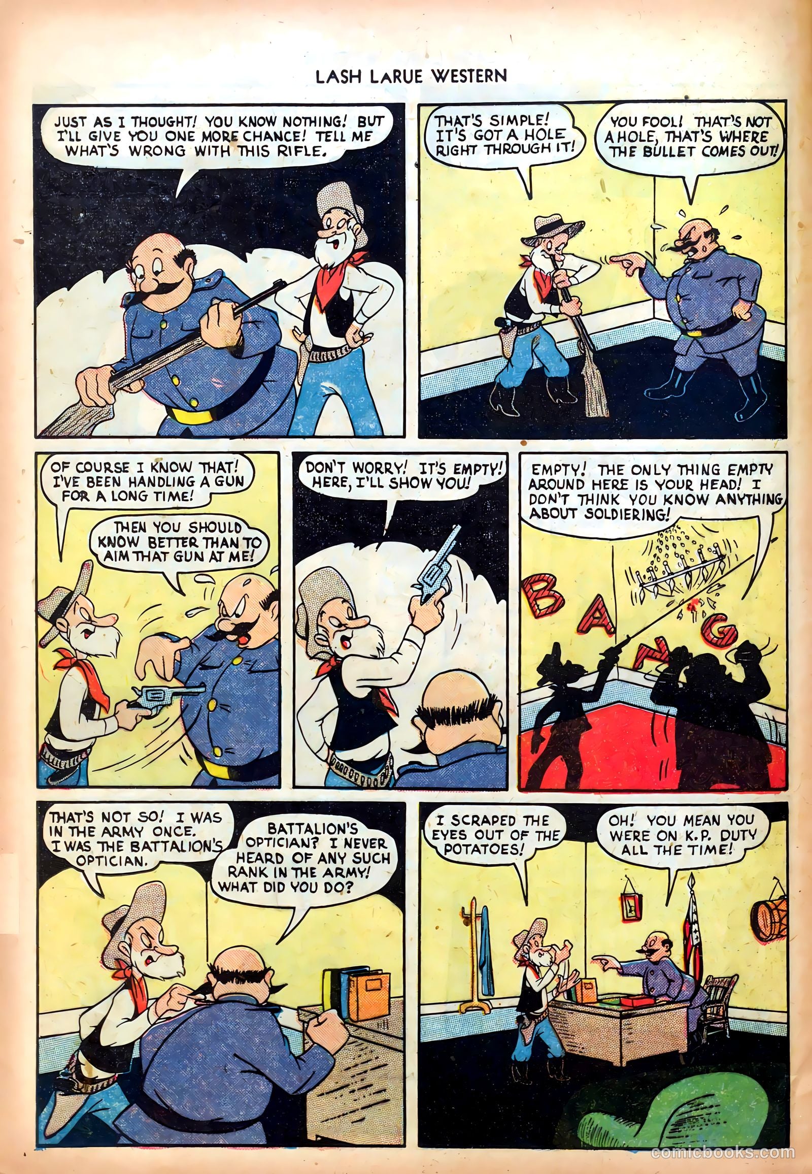 Lash LaRue Western #4 (1950) — page 16 of 36