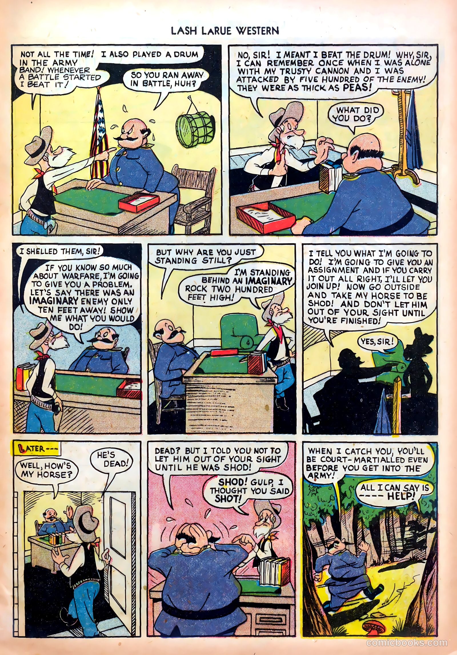 Lash LaRue Western #4 (1950) — page 17 of 36