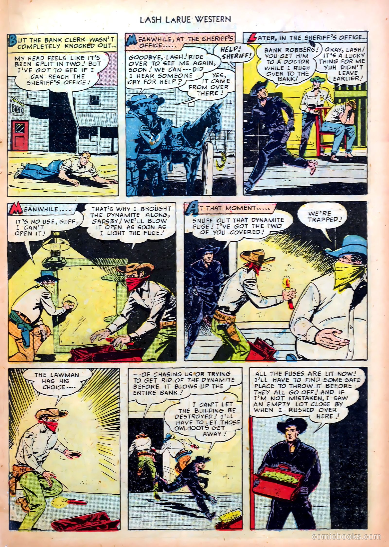 Lash LaRue Western #4 (1950) — page 19 of 36