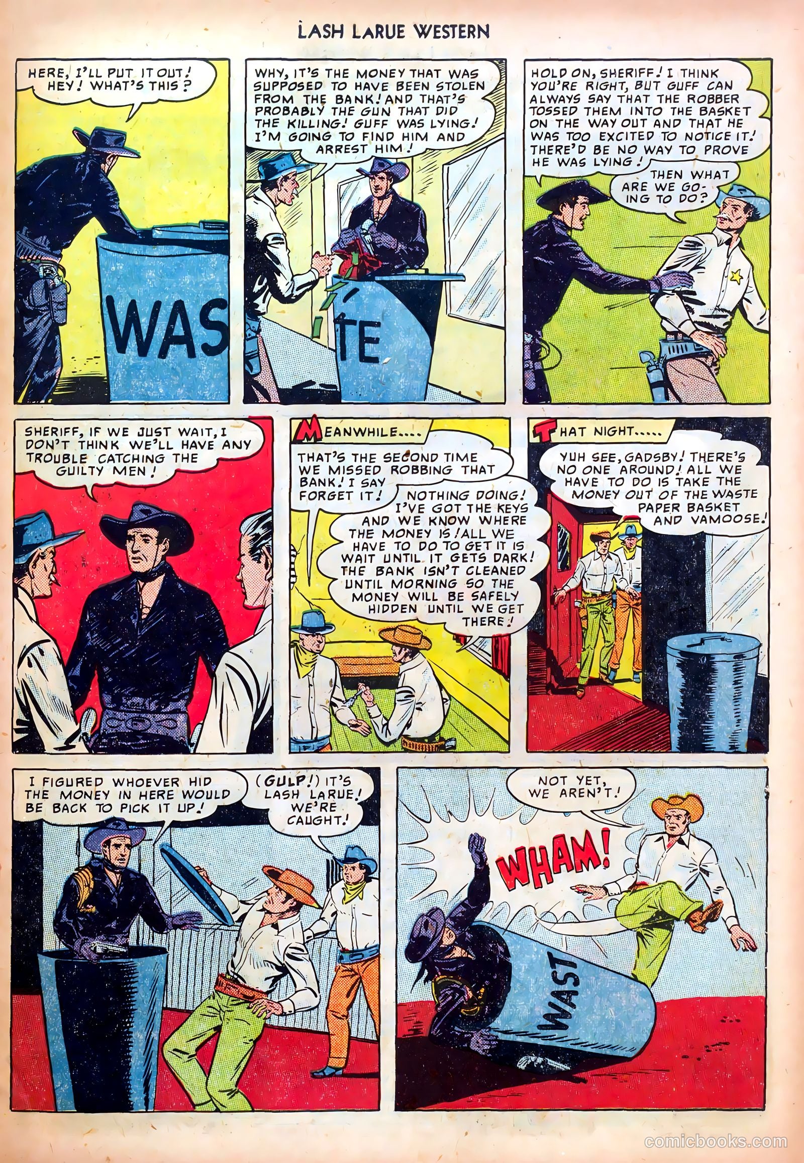 Lash LaRue Western #4 (1950) — page 23 of 36