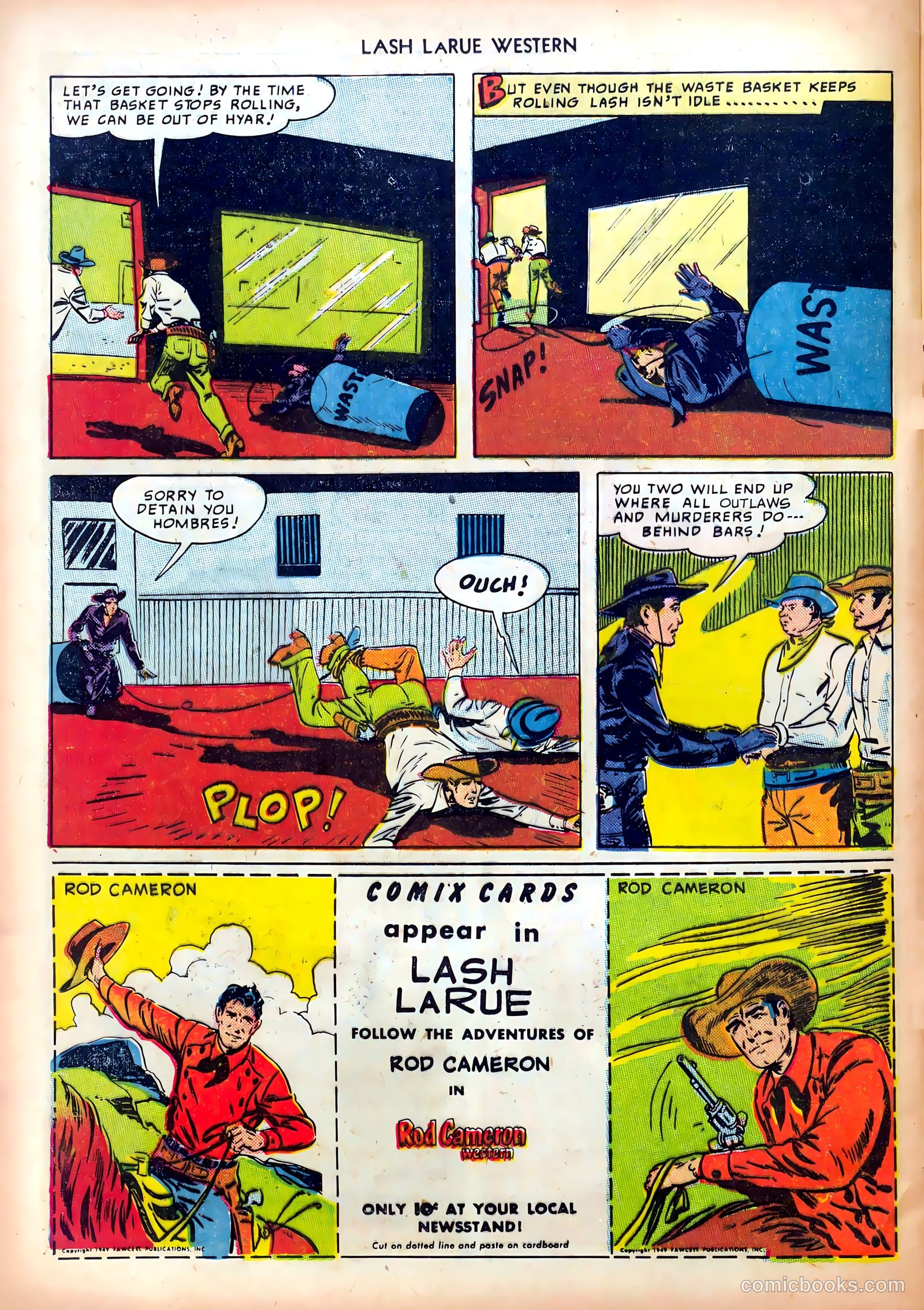 Lash LaRue Western #4 (1950) — page 24 of 36