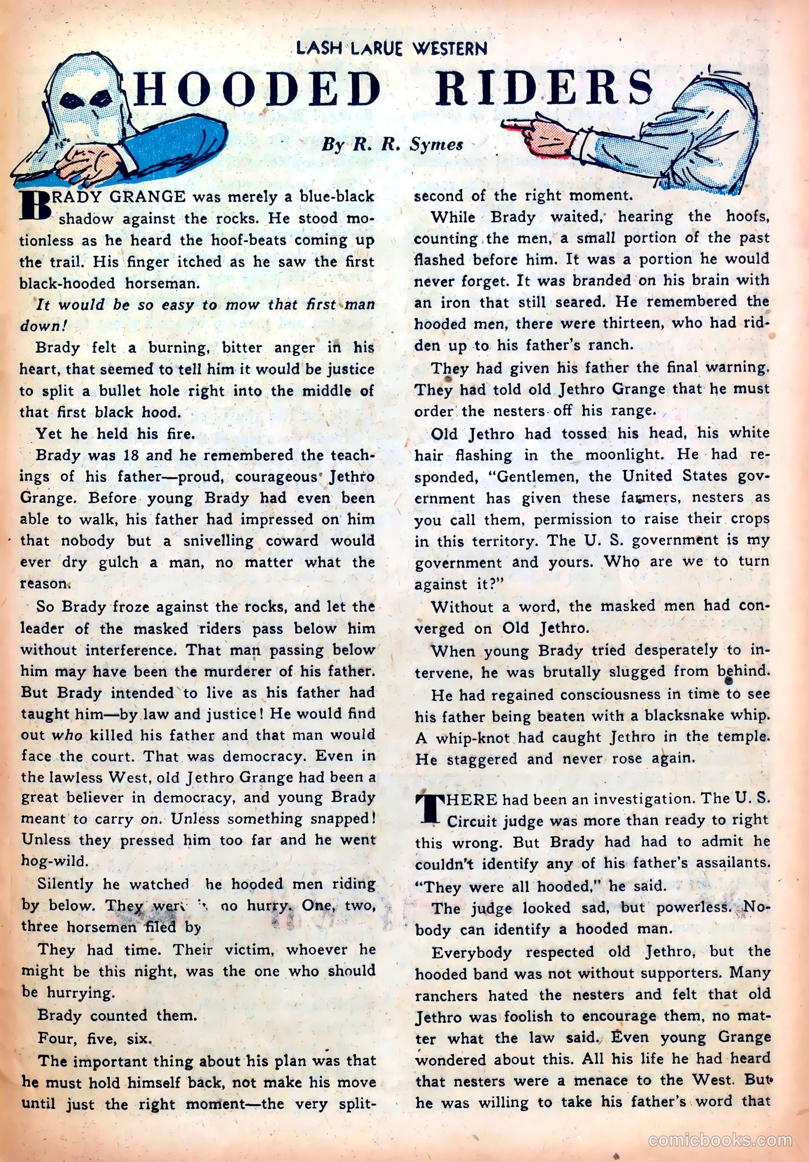 Lash LaRue Western #4 (1950) — page 25 of 36
