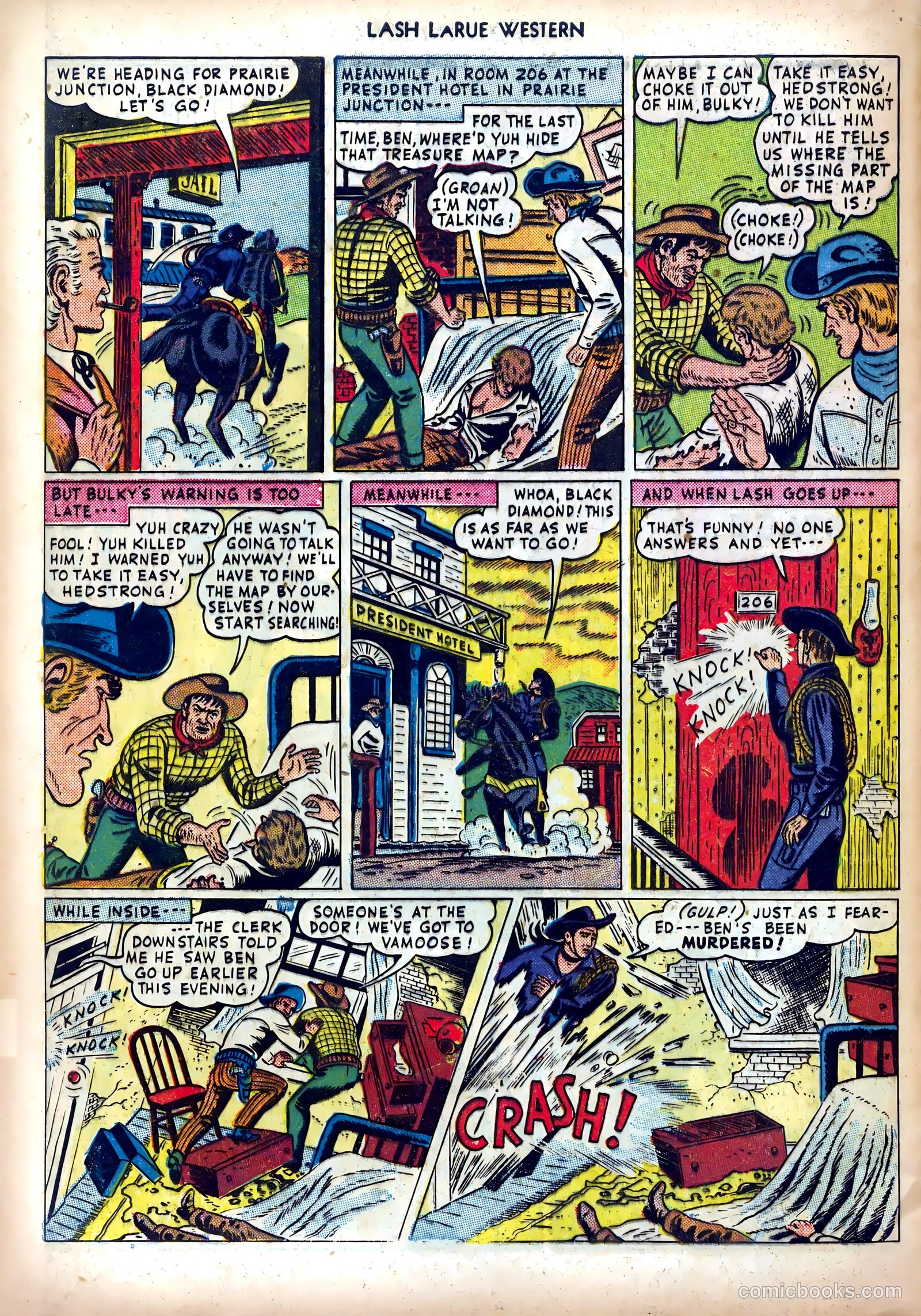 Lash LaRue Western #4 (1950) — page 28 of 36